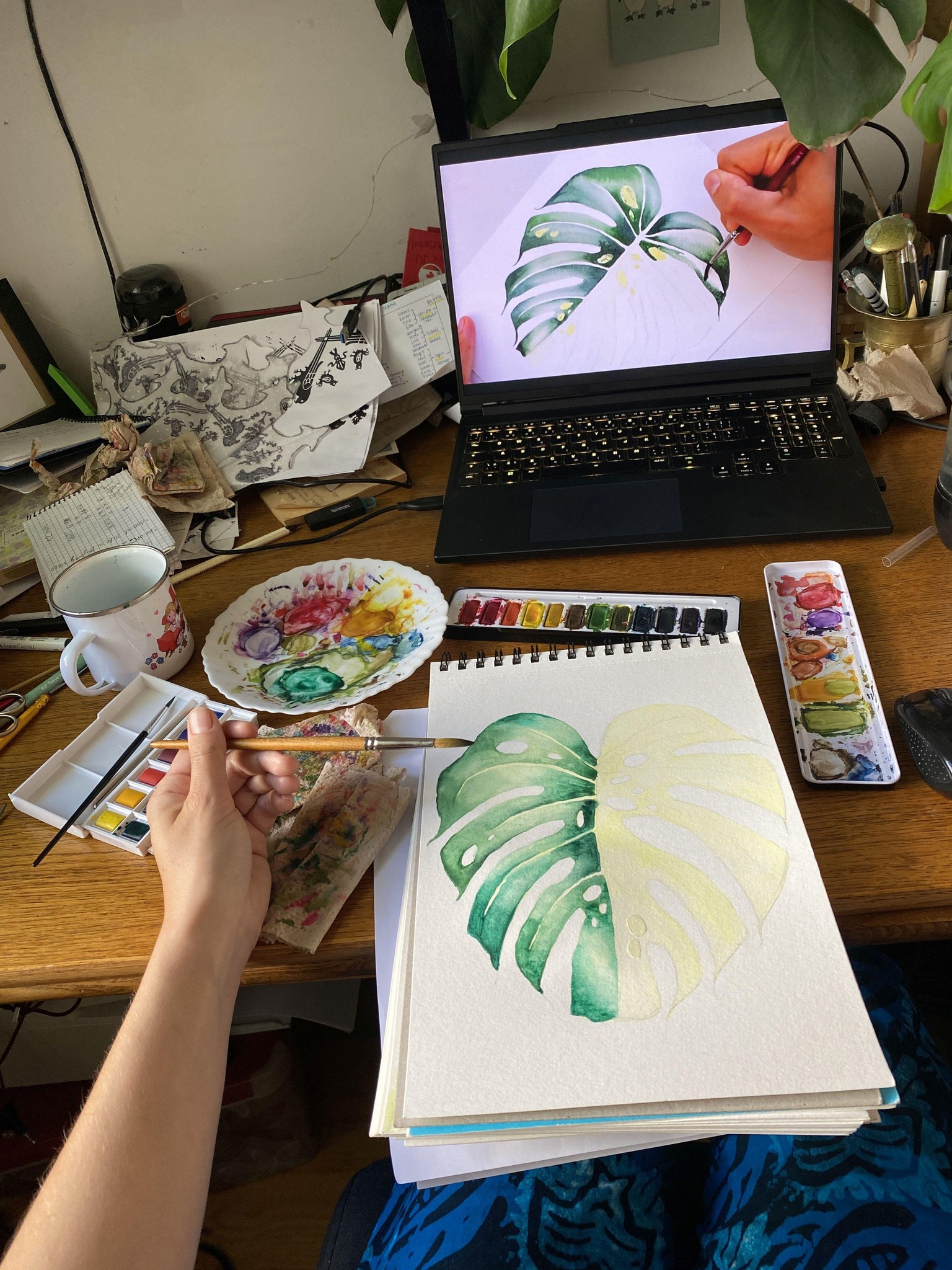 Intermediate Watercolor Techniques - image 4 - student project