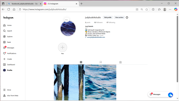 Instagram - First 2 posts - image 1 - student project