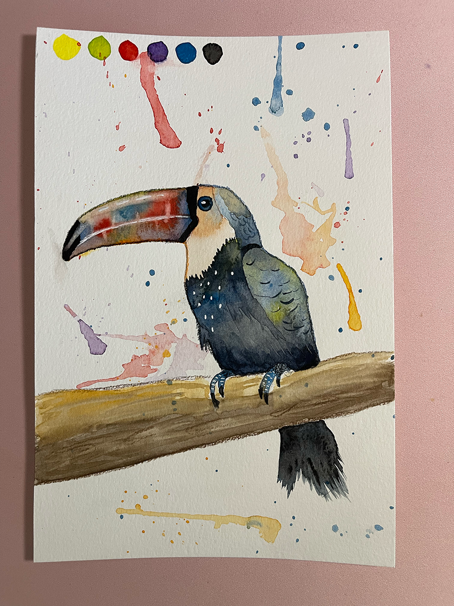 7 days watercolor challenge - image 3 - student project