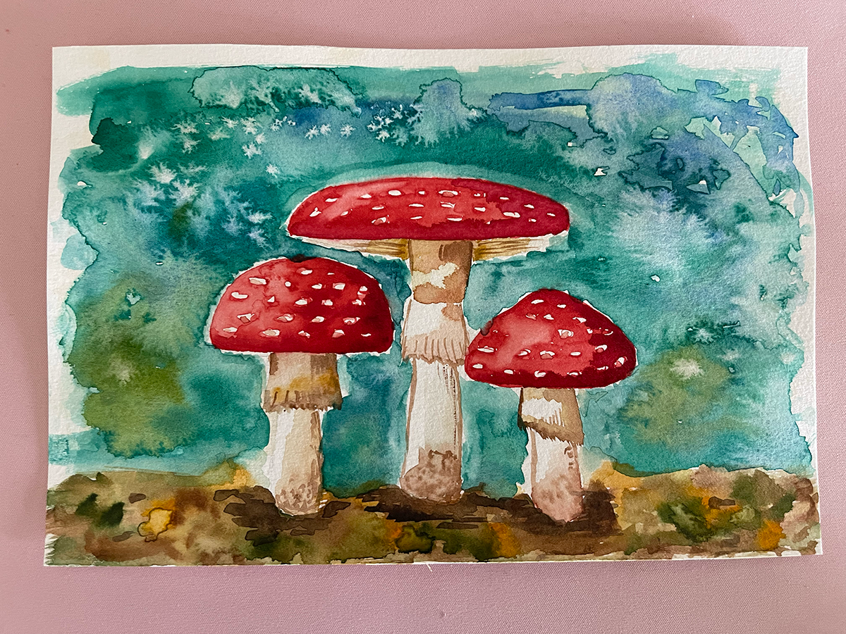 7 days watercolor challenge - image 6 - student project