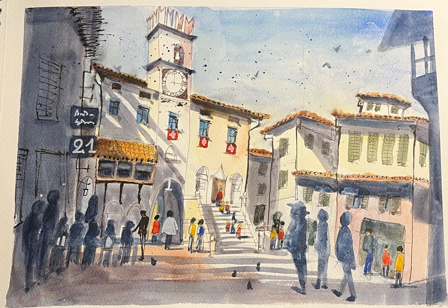 Travel sketching - image 2 - student project