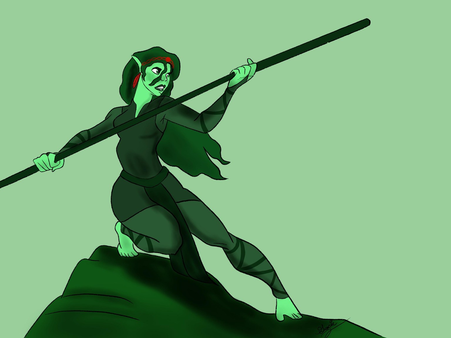 Dryad or Elf - image 1 - student project