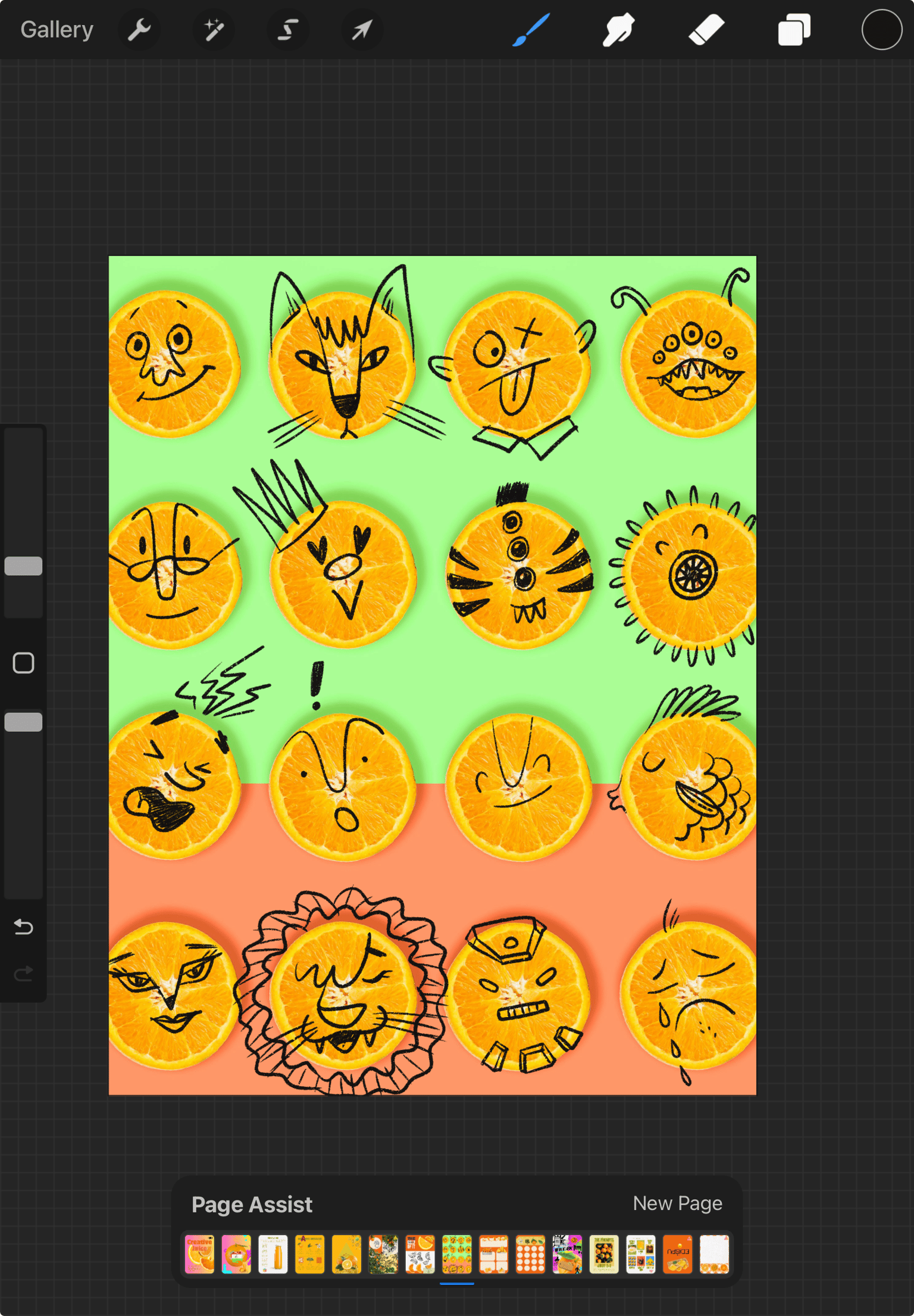 Getting the hang of oranges - image 4 - student project
