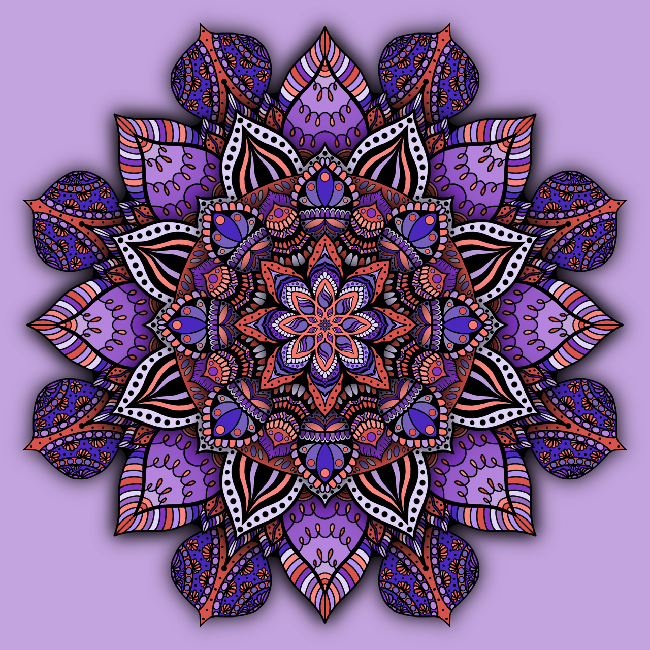 3 Mandalas - image 4 - student project