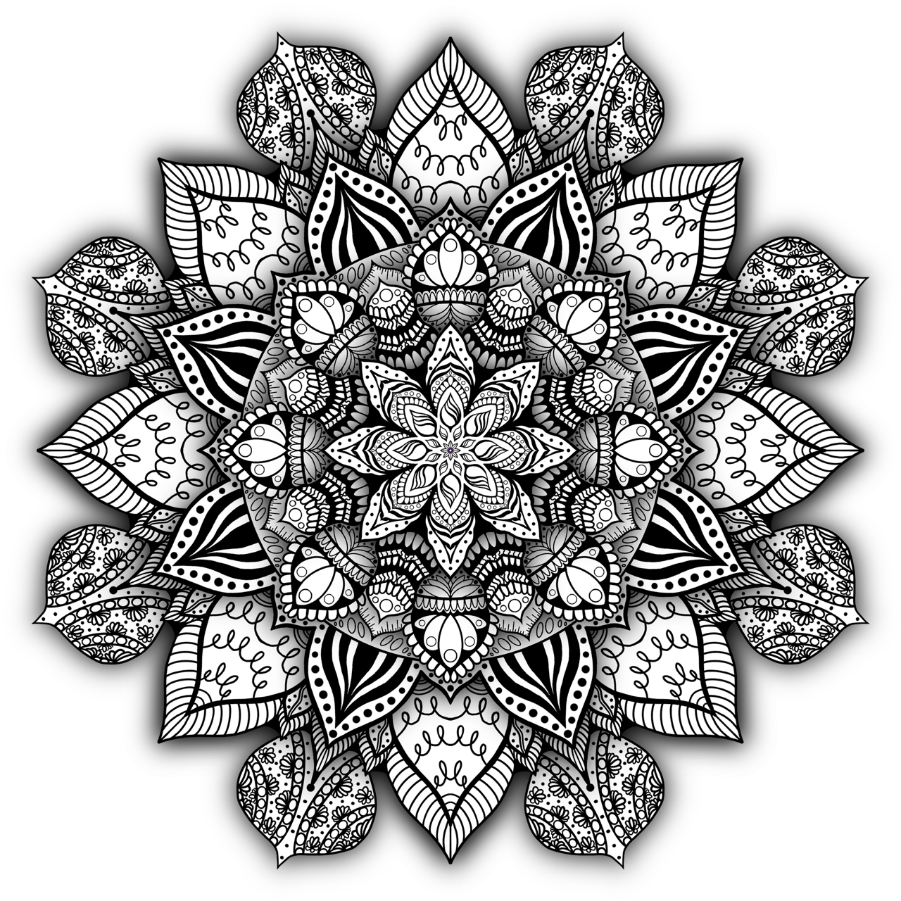 3 Mandalas - image 3 - student project