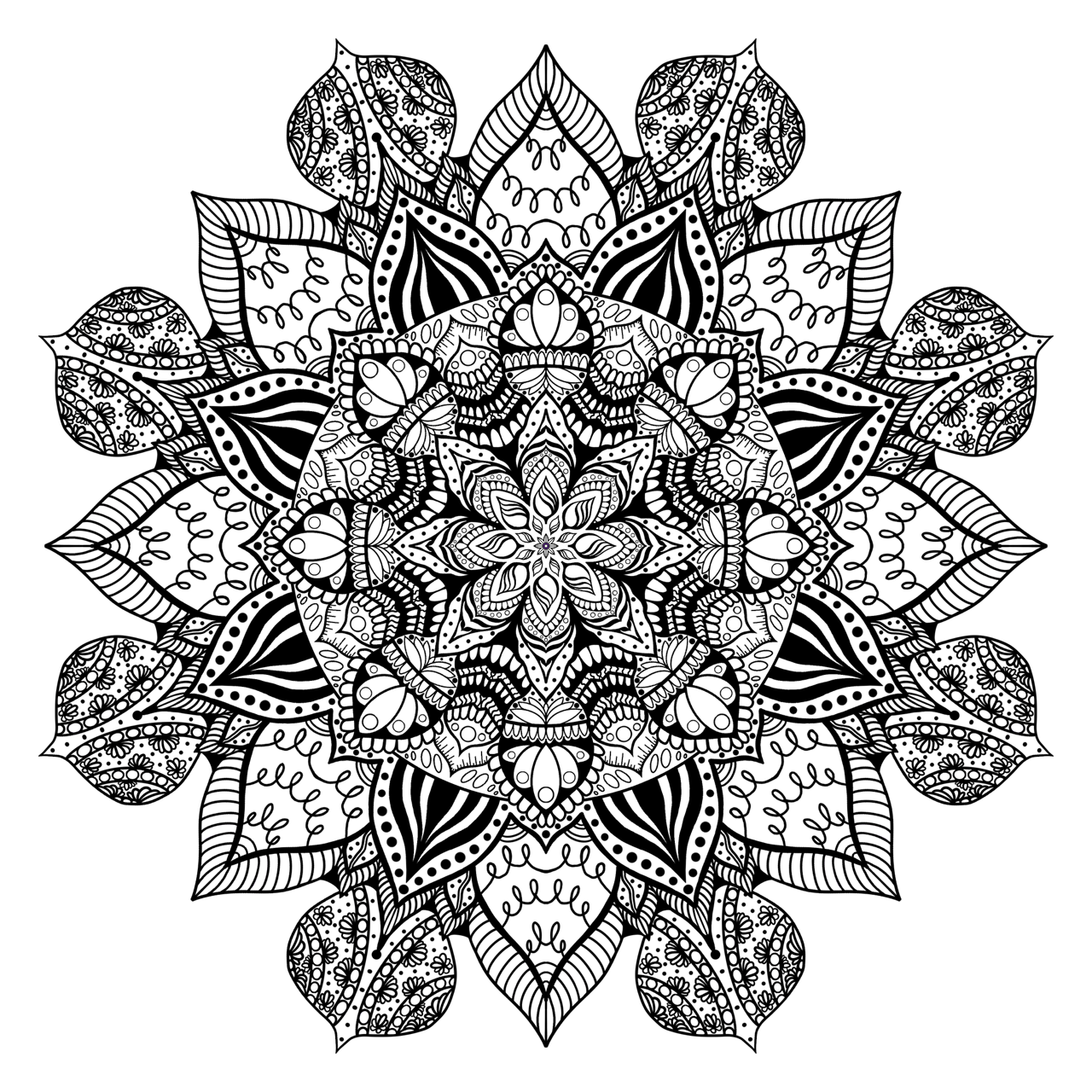 3 Mandalas - image 2 - student project