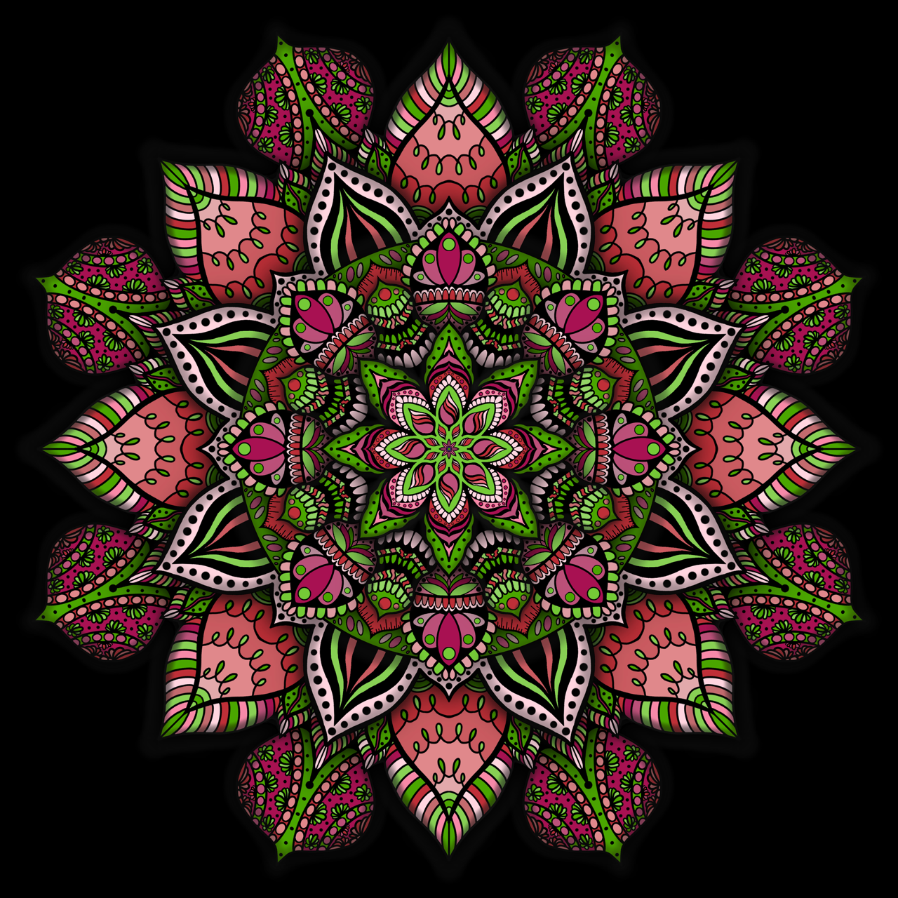 3 Mandalas - image 5 - student project