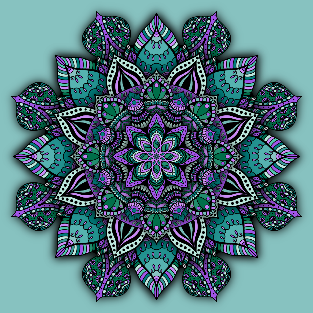 3 Mandalas - image 6 - student project