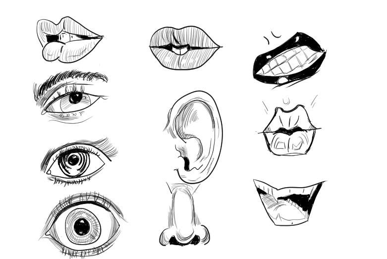 First time illustrating eyes etc on digital - image 1 - student project