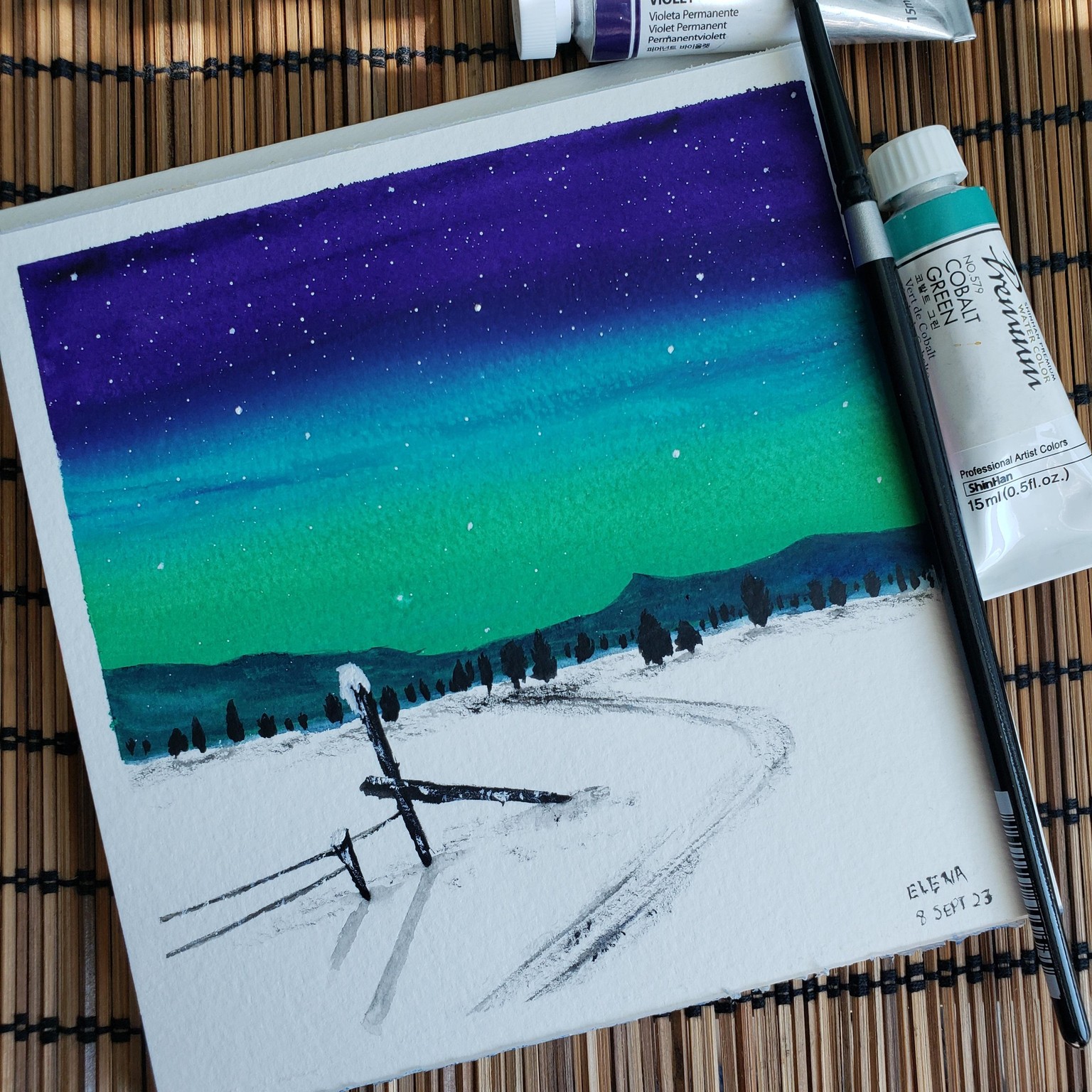 Winter landscape - image 1 - student project