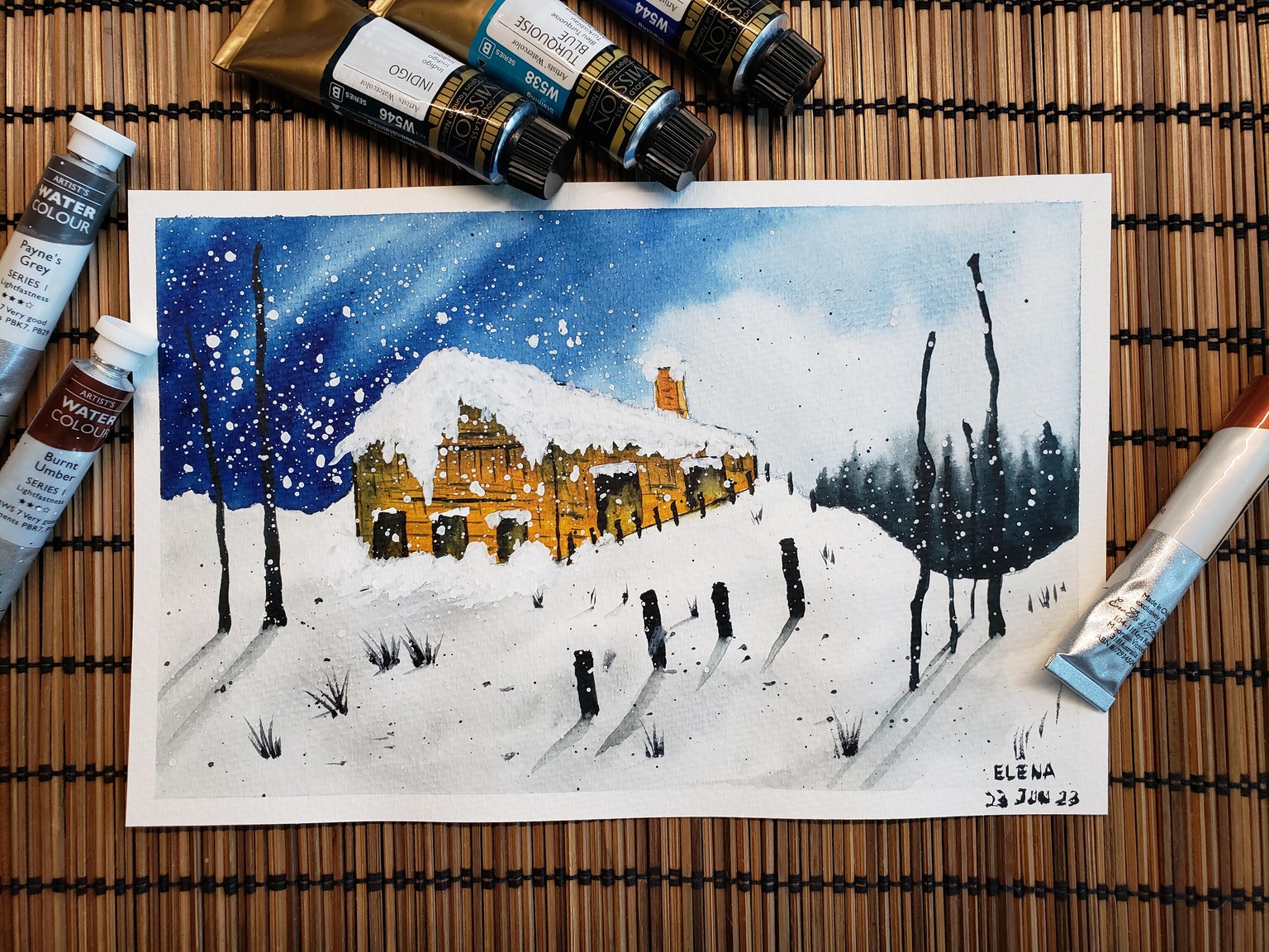 winter landscape - image 1 - student project