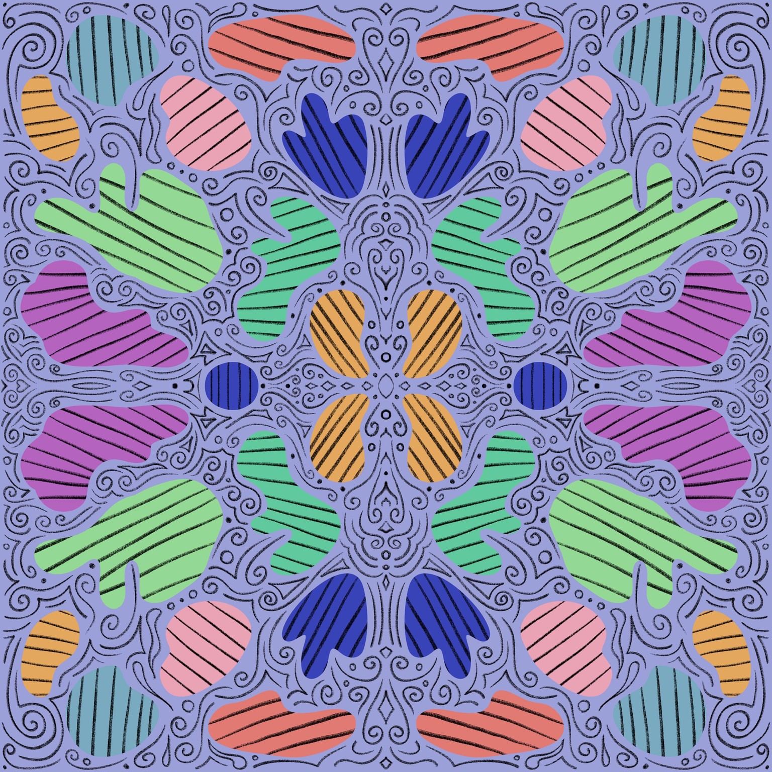 Freeform Doodle Symmetry - image 4 - student project