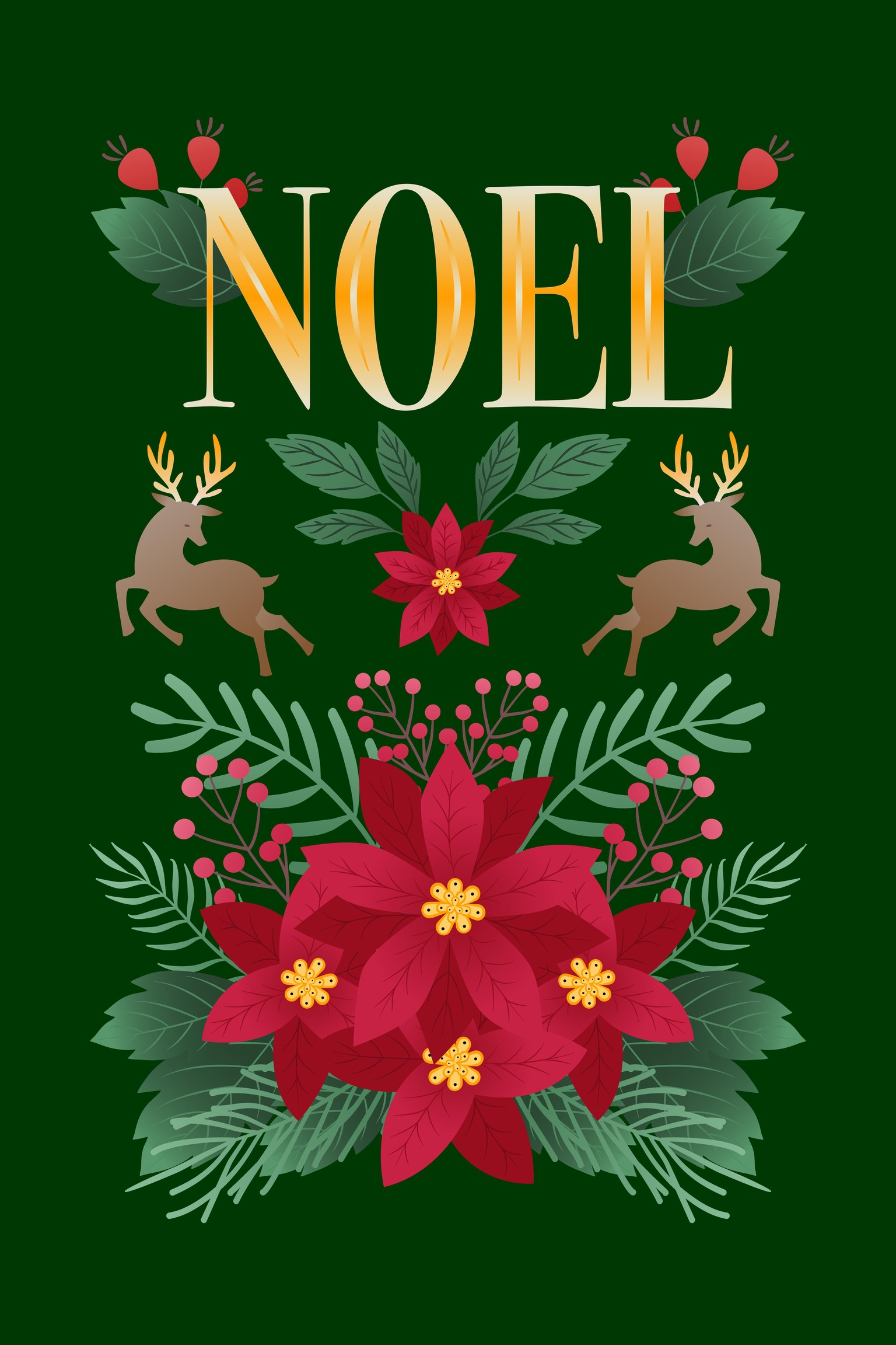 Christmas Tea Towel - image 2 - student project