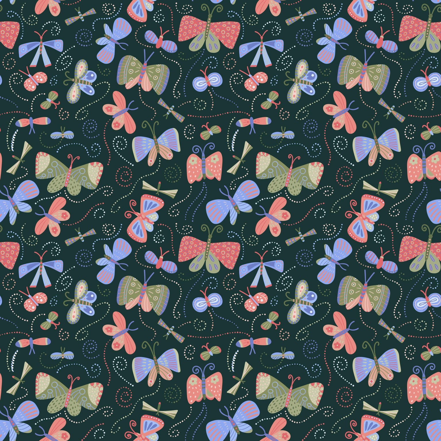 Butterfly Swirlies - image 2 - student project