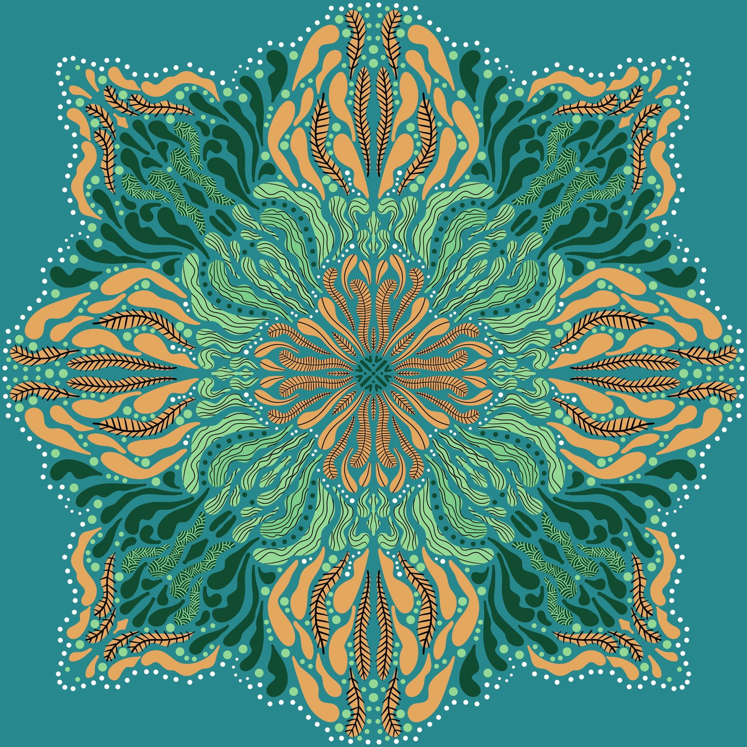 Freeform Doodle Symmetry - image 2 - student project