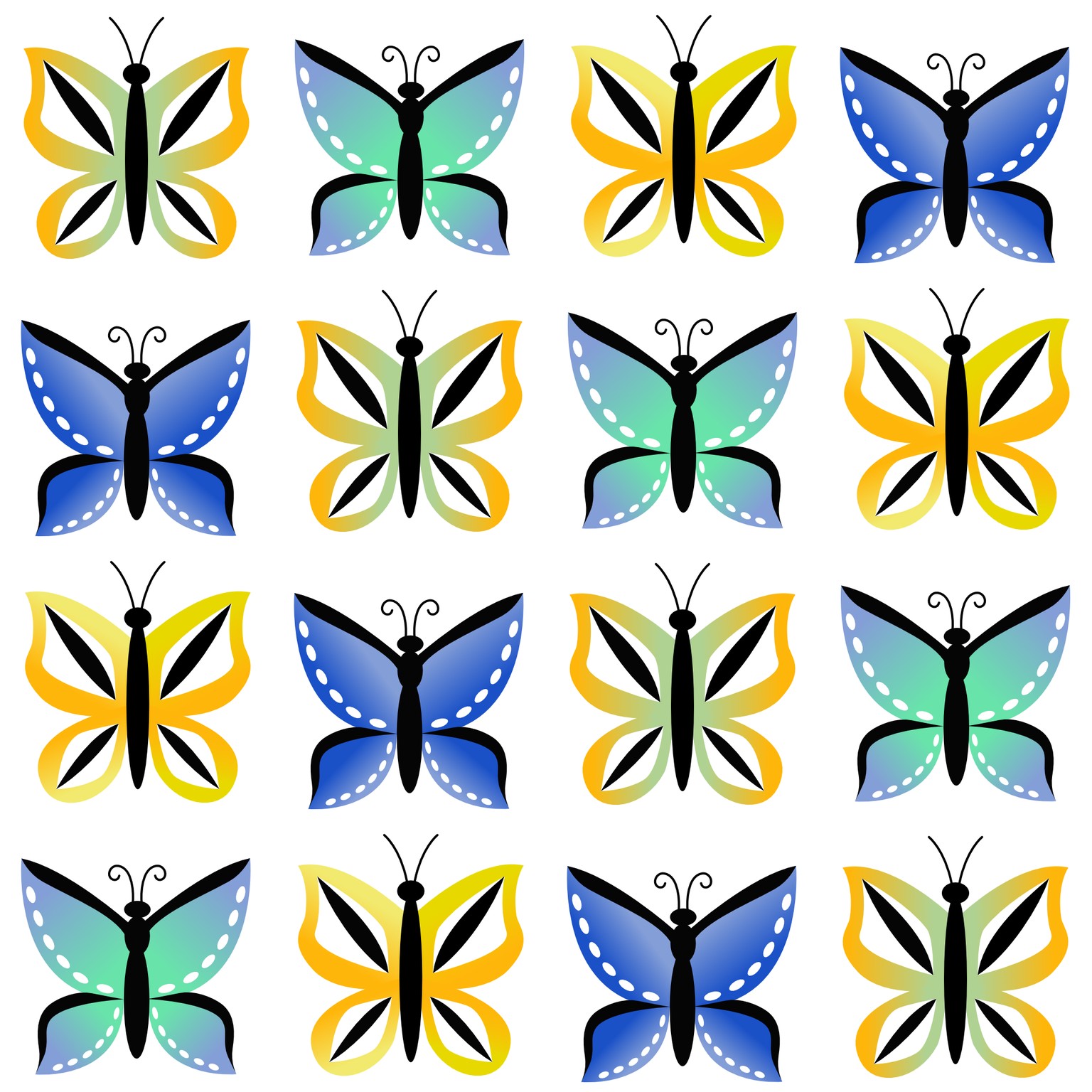 Butterflies & Flowers - image 1 - student project
