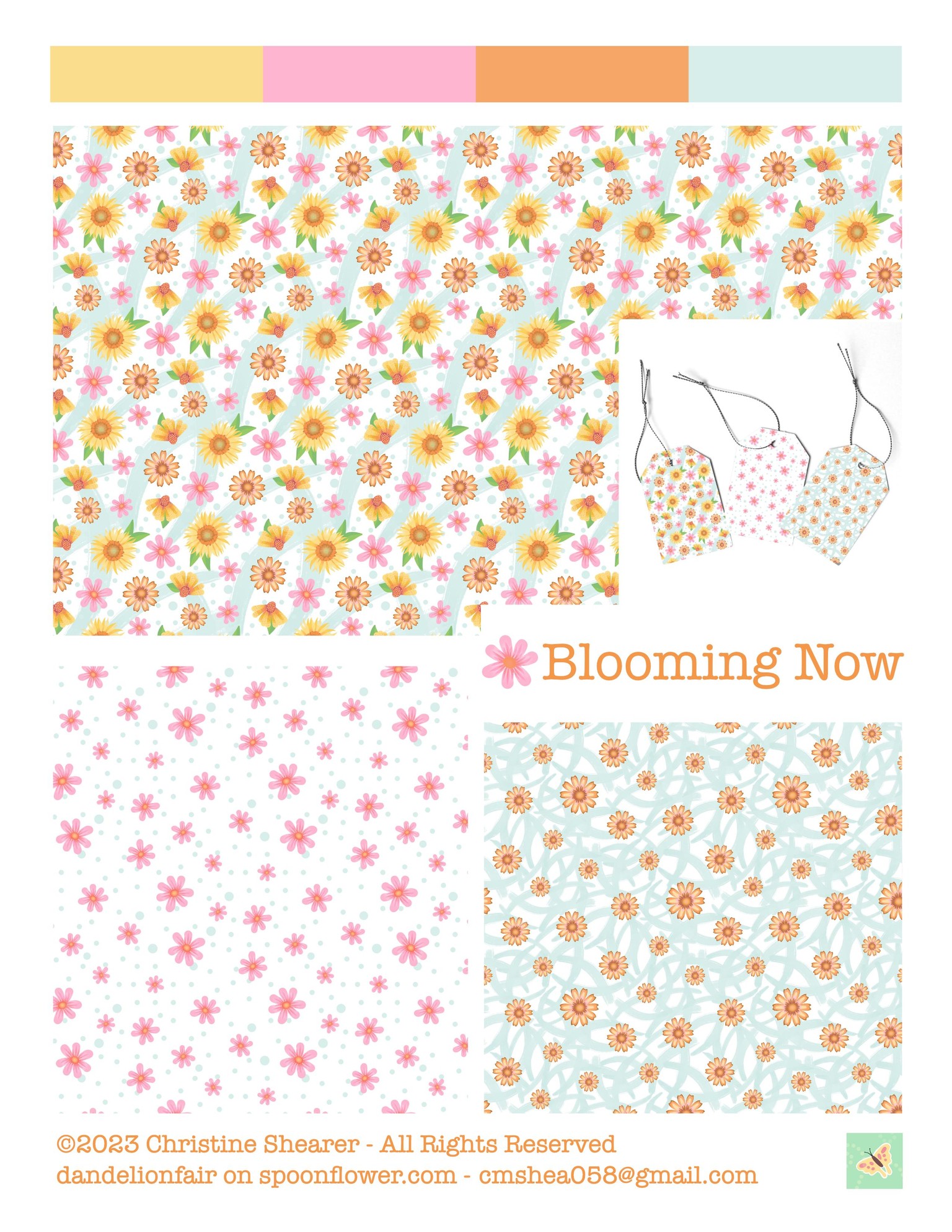 Textured Wildflowers - image 2 - student project