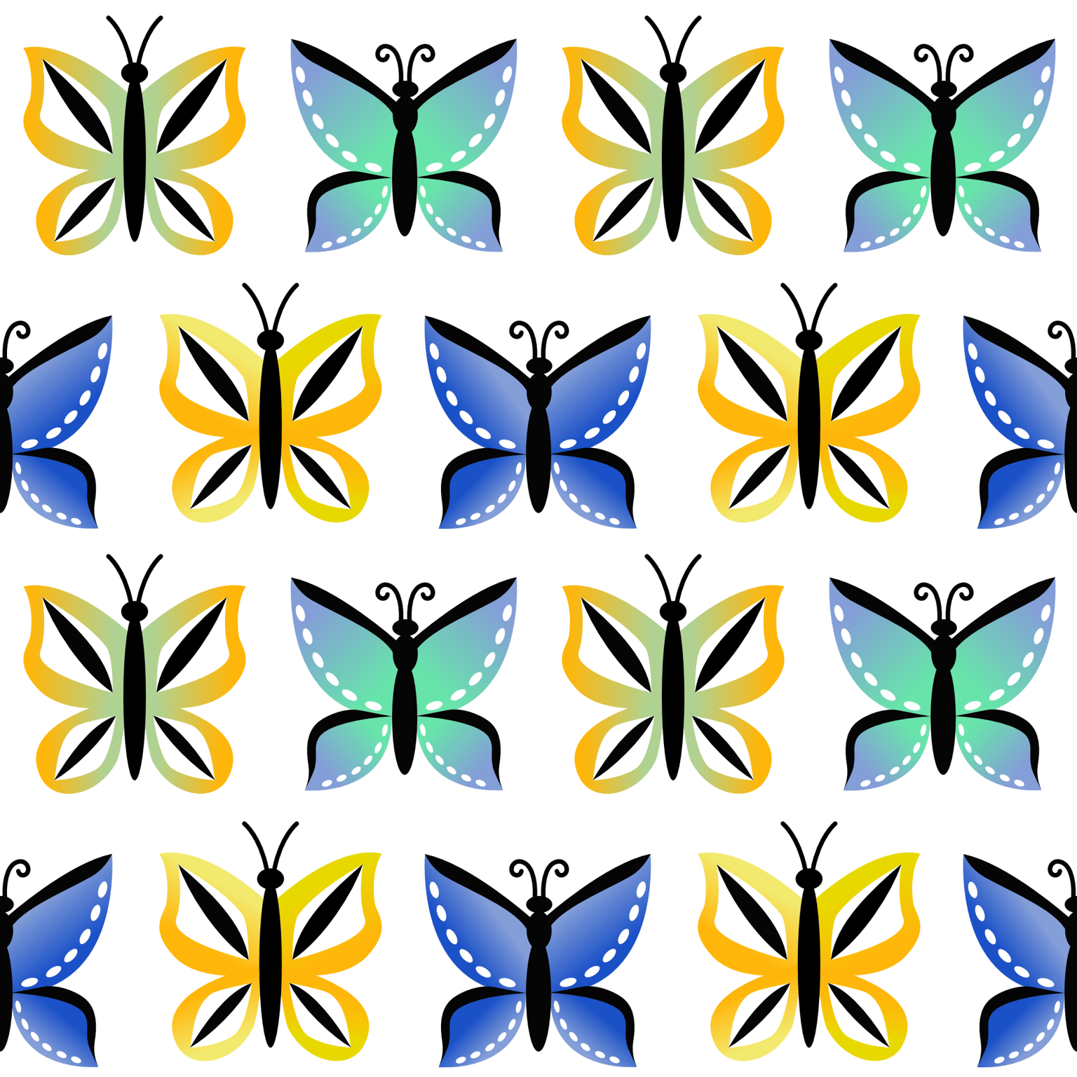 Butterflies & Flowers - image 2 - student project