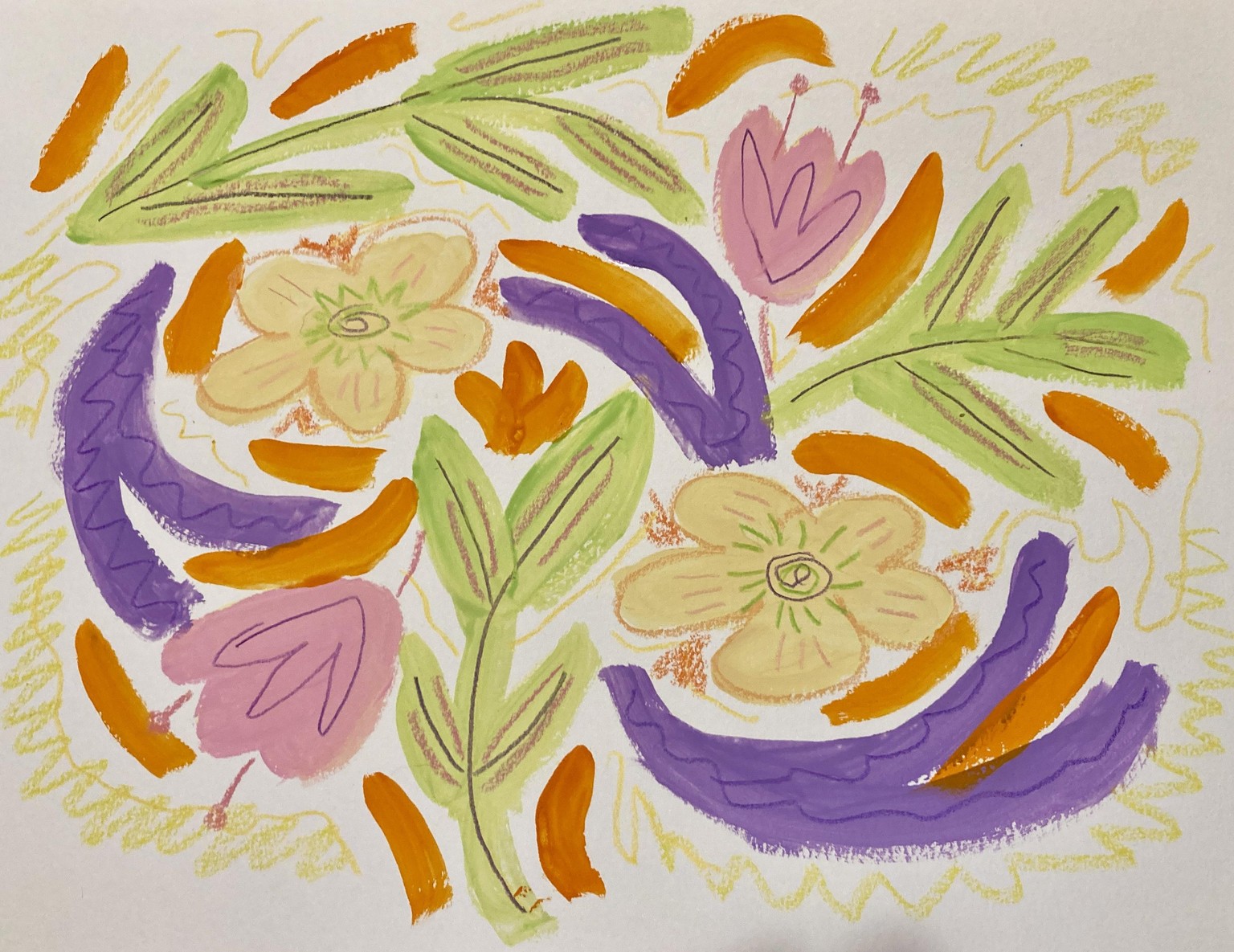 Pastel Flowers - image 1 - student project