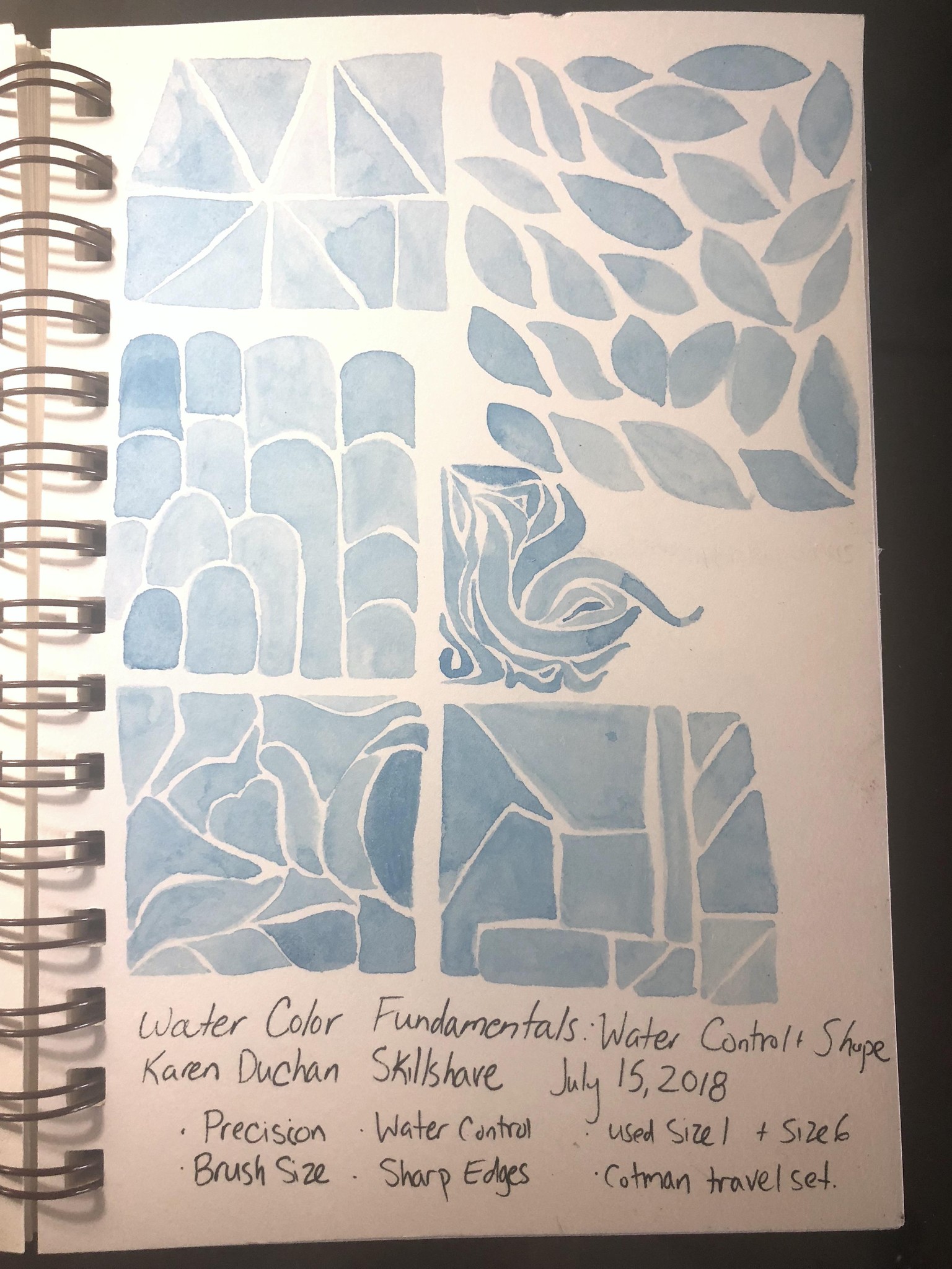 Watercolor Practice Sheets - image 1 - student project