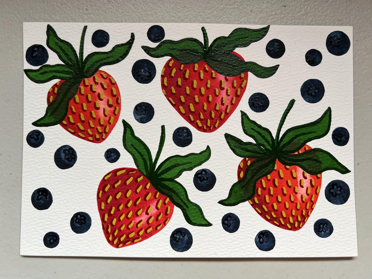 Watercolor Fruits - image 2 - student project