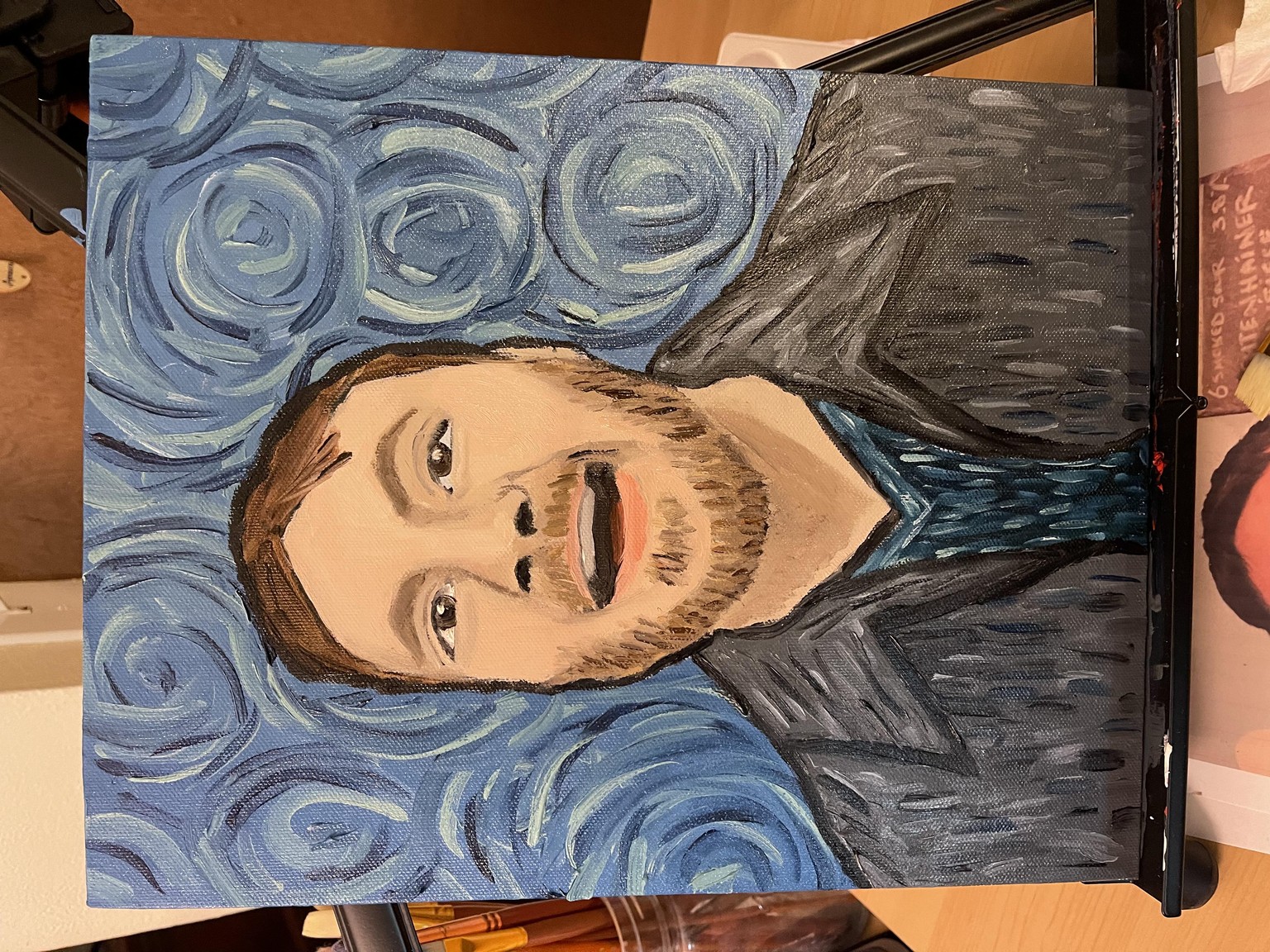 Van Gogh inspired portrait - image 1 - student project