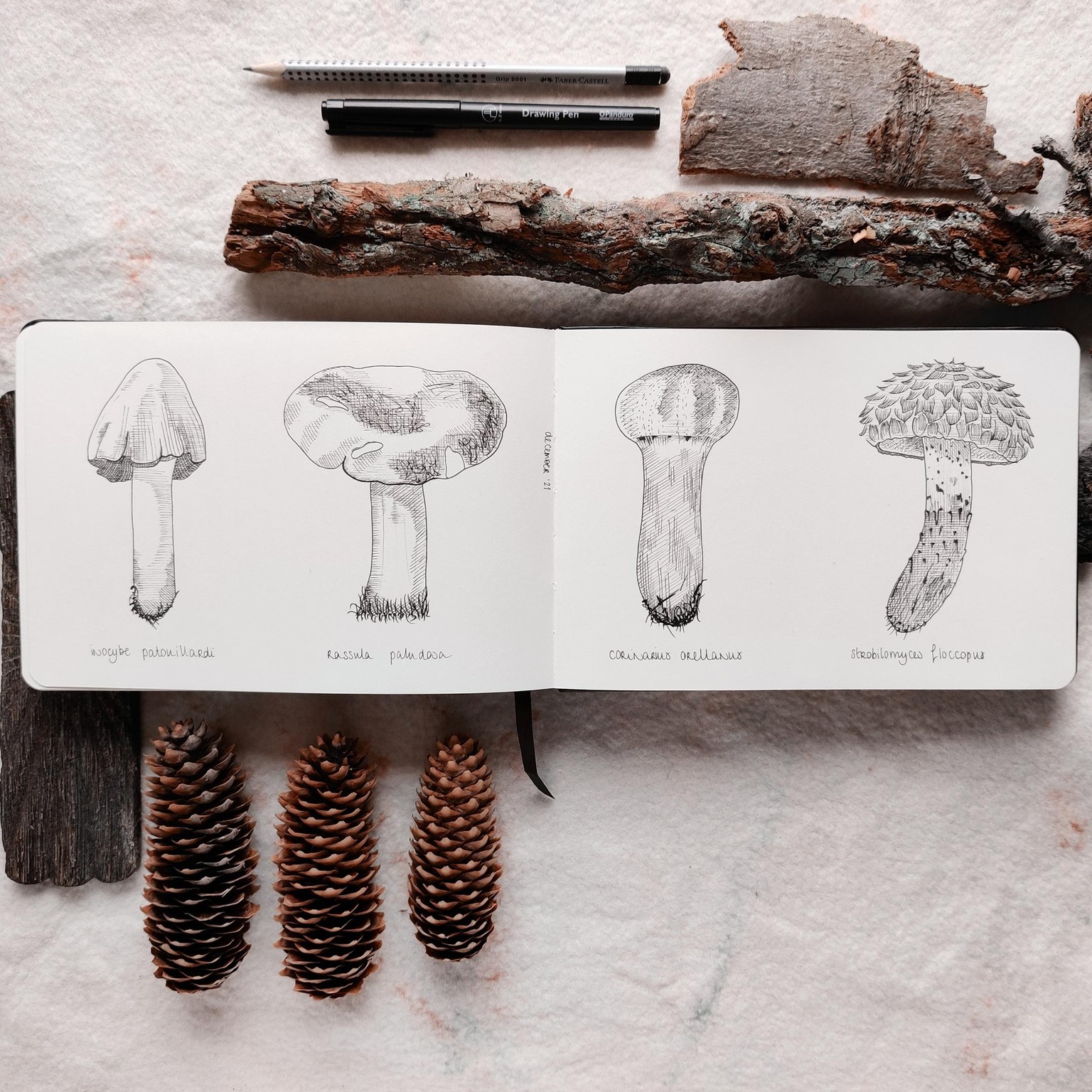 Flatlay try-outs with my own art - image 1 - student project