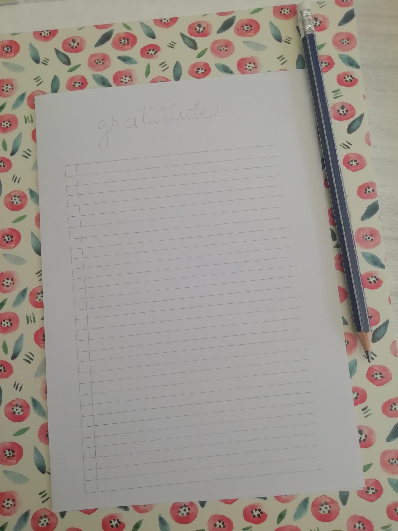 My gratitude page - image 2 - student project