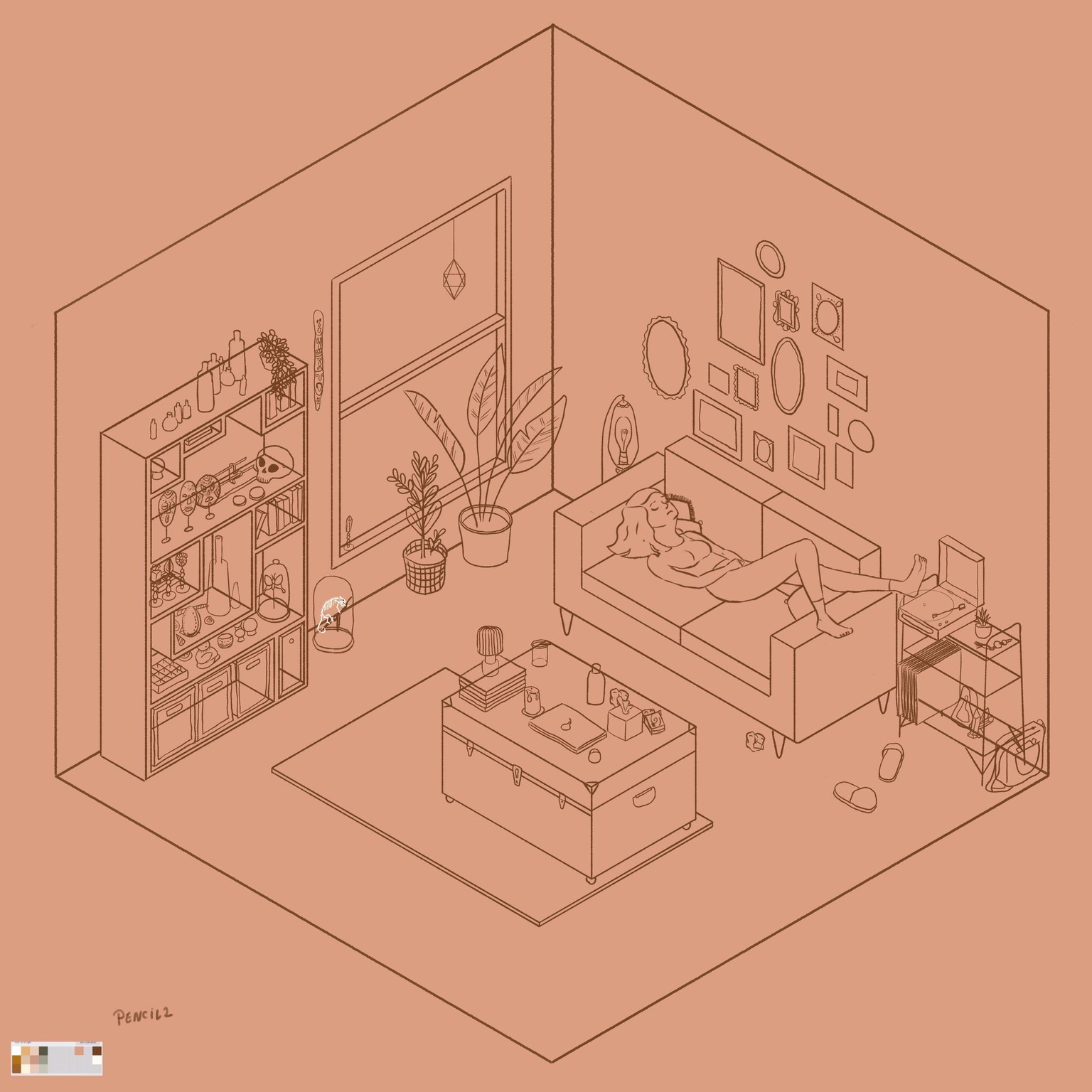 Isometric room - image 3 - student project