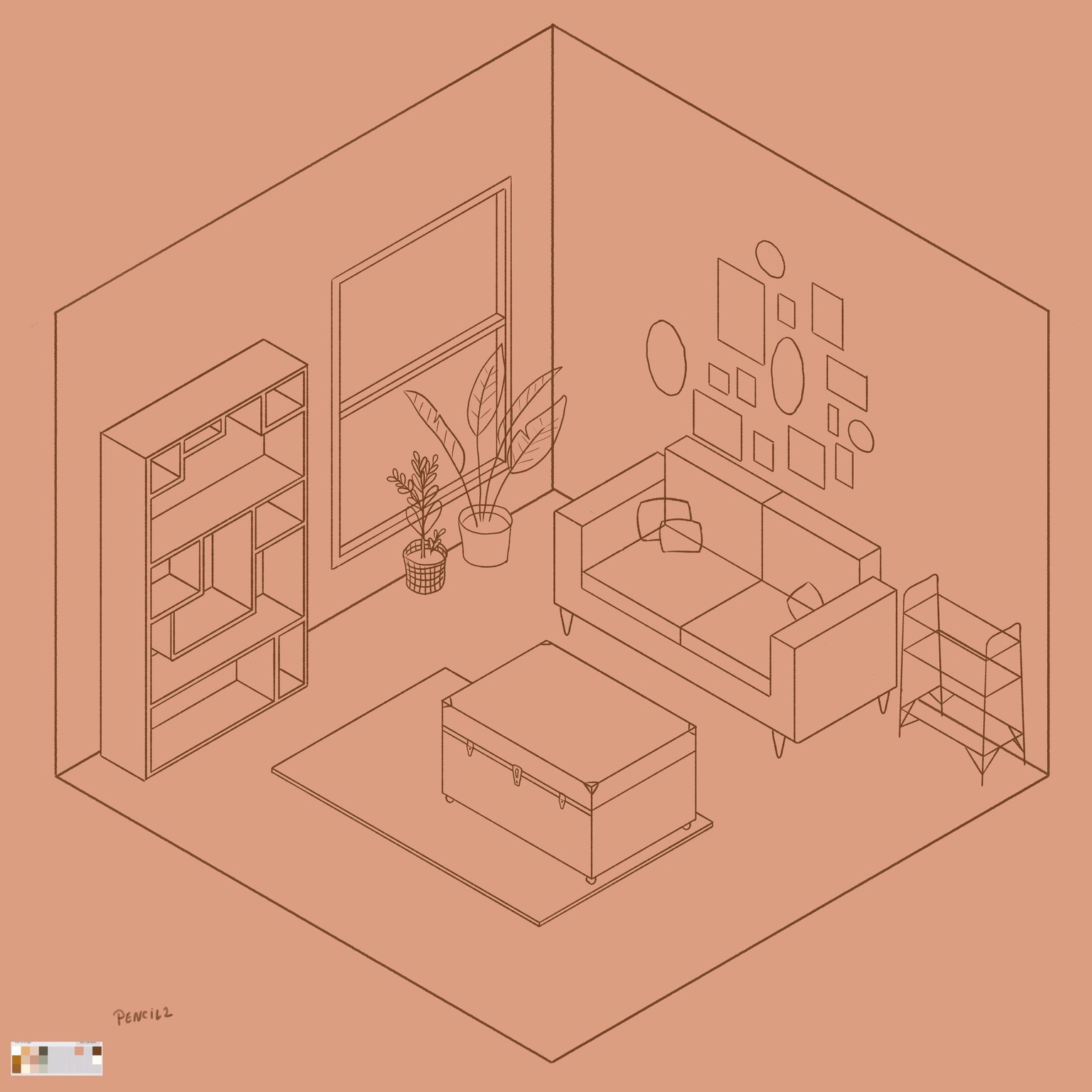 Isometric room - image 2 - student project
