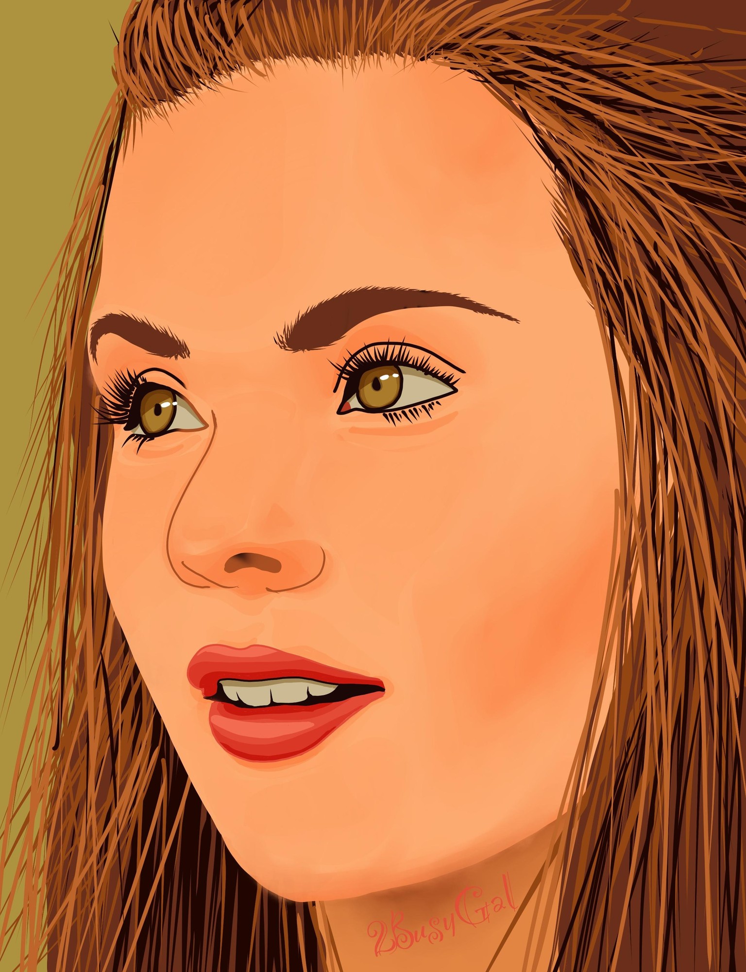 Vector Portrait by 2busygal - image 3 - student project