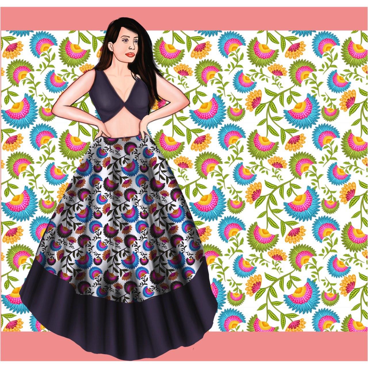 Floral print - image 1 - student project