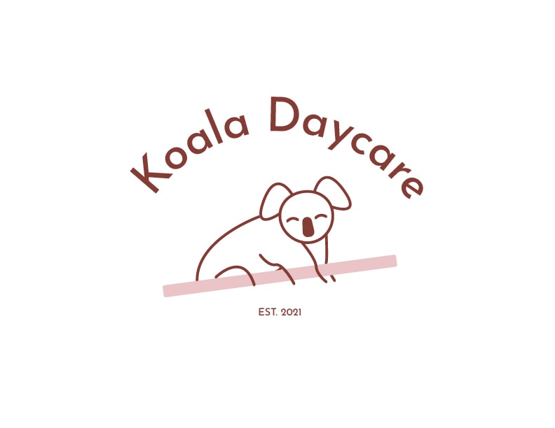 Koala Daycare Minimalist Logo - image 2 - student project