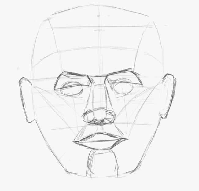 Sketching a head - image 1 - student project