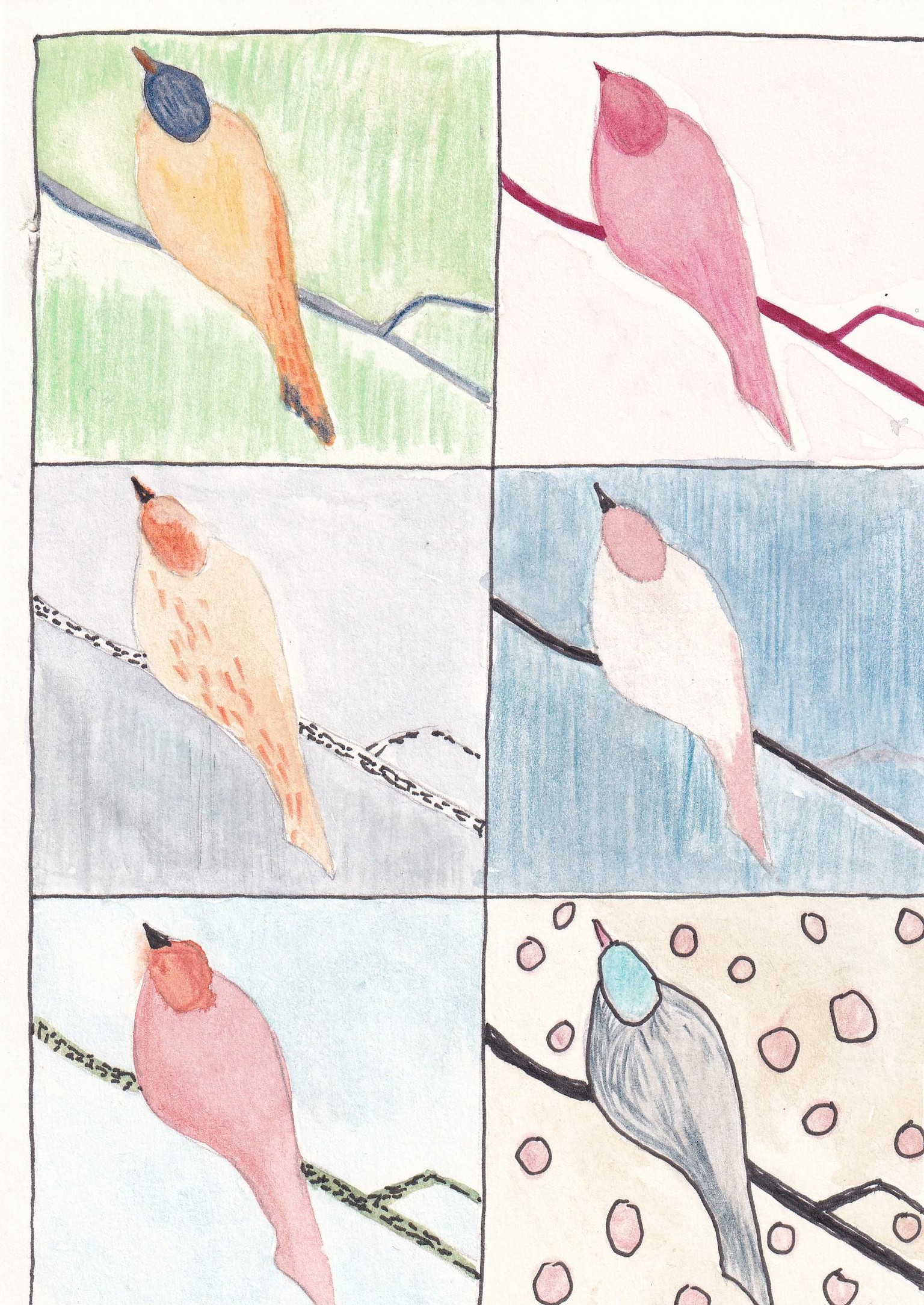 Vintage inspired colour palettes - image 3 - student project