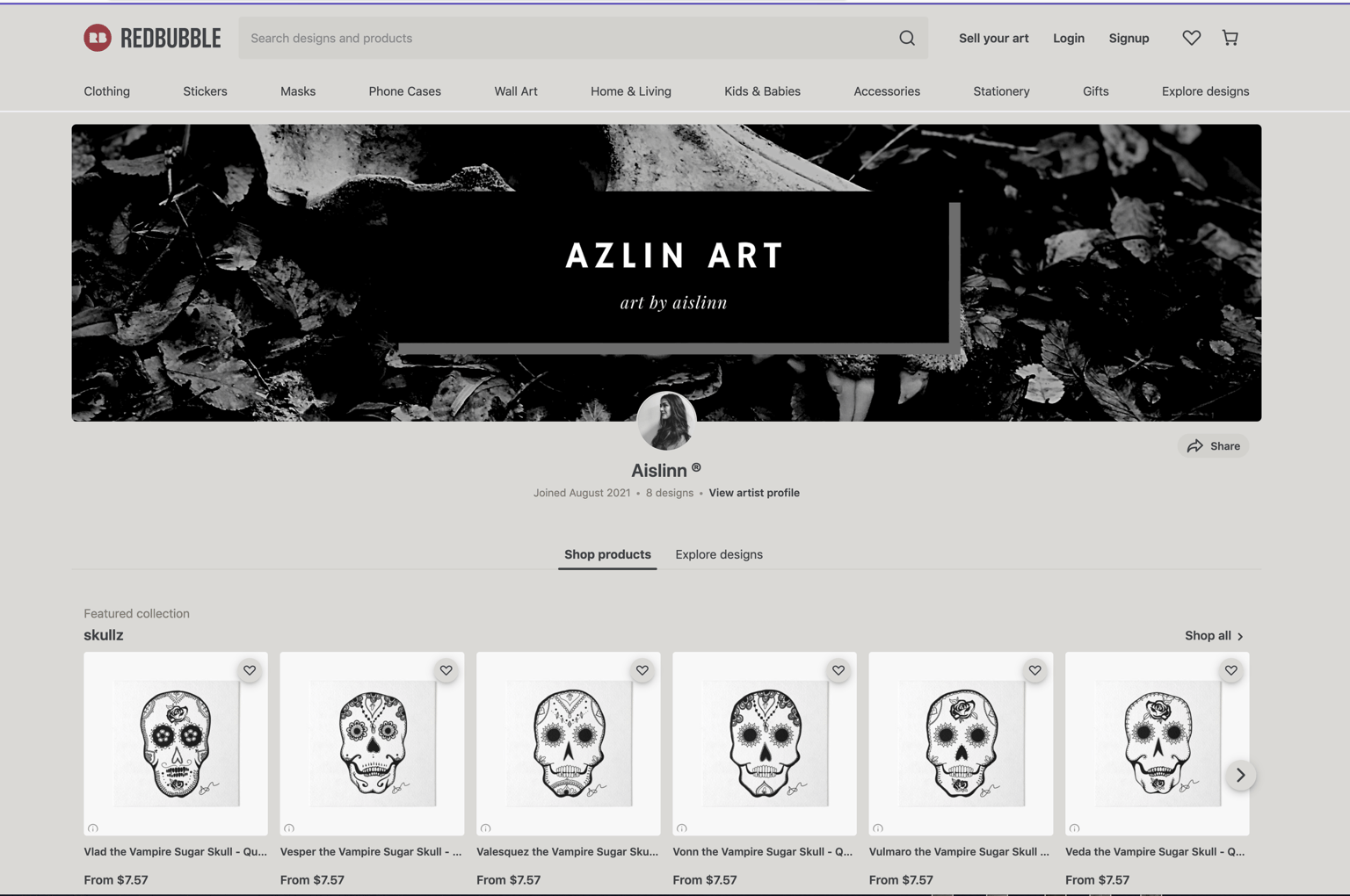 Started my first Redbubble account! - image 1 - student project