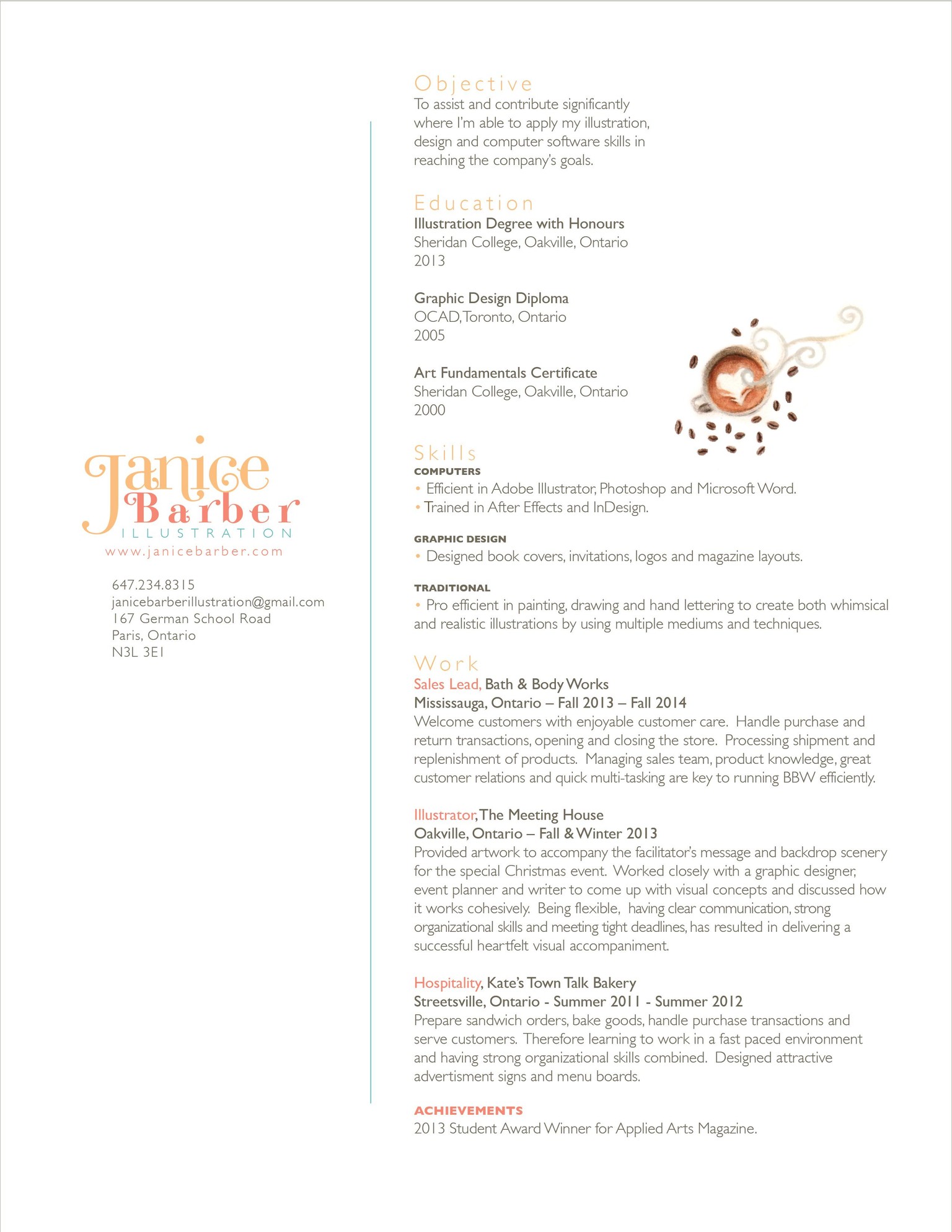 Janice's Resume Makeover - image 1 - student project