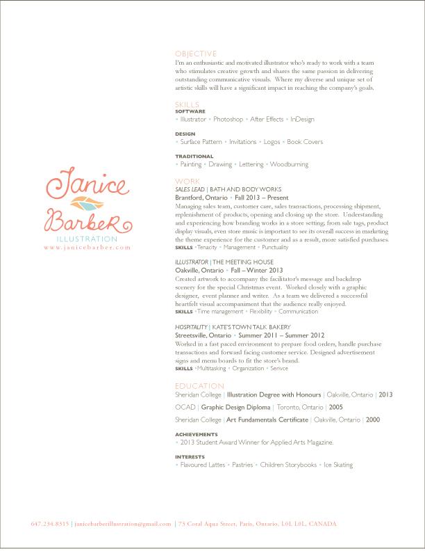Janice's Resume Makeover - image 3 - student project