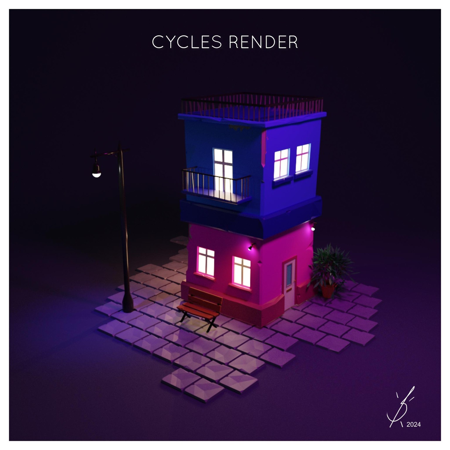 Animated Building Scene - image 2 - student project