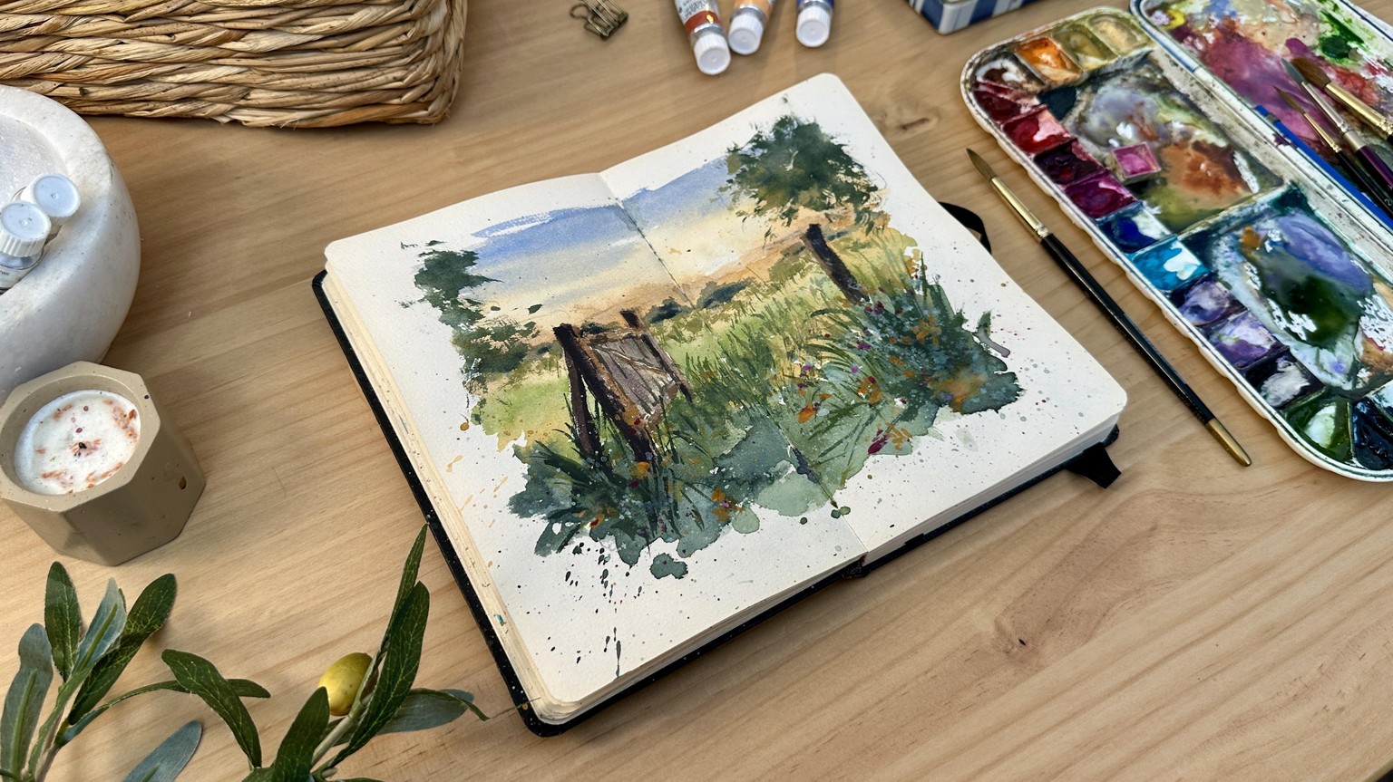 Sketchbook paintings - image 2 - student project
