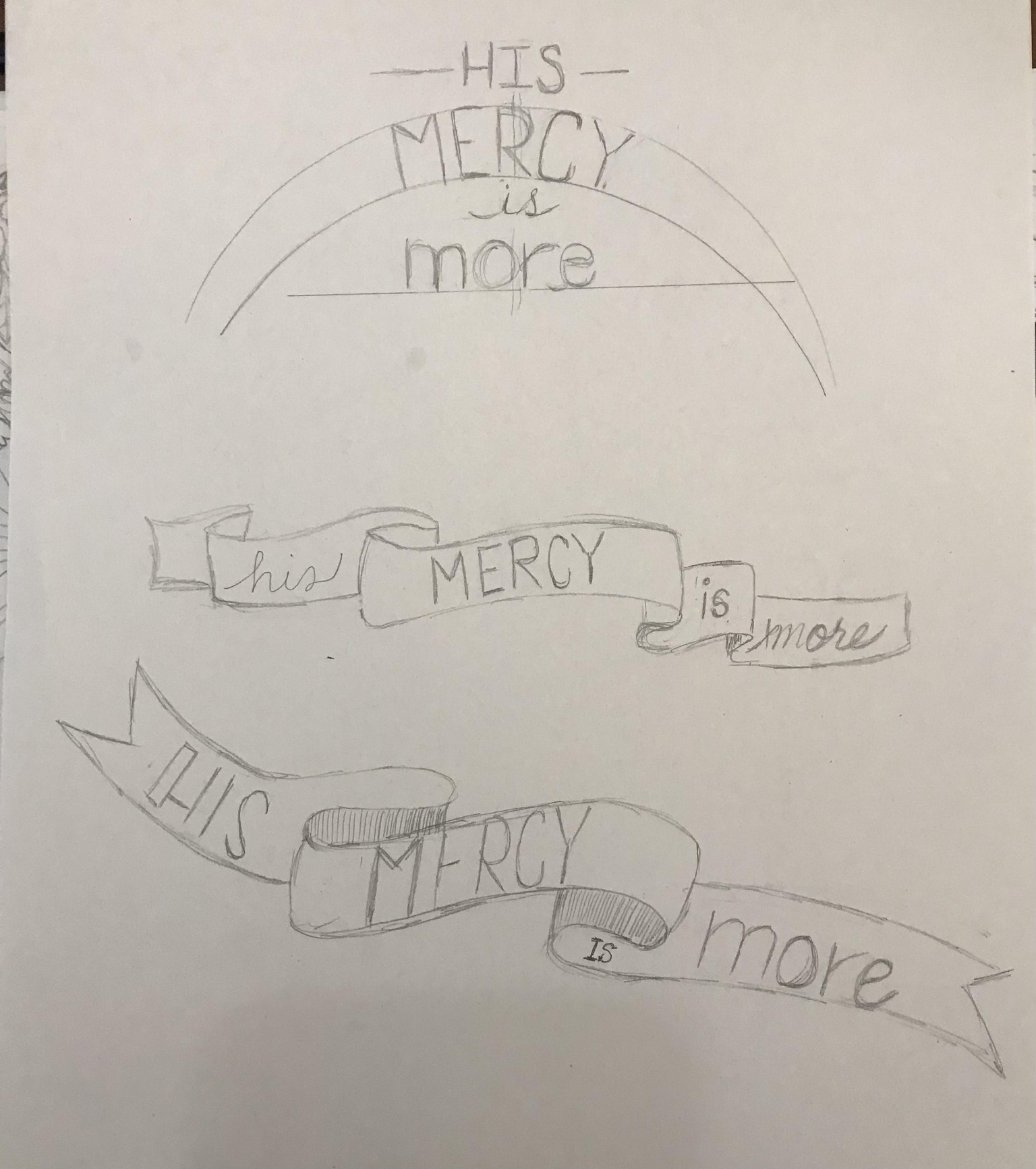 Lettering Layouts - image 3 - student project