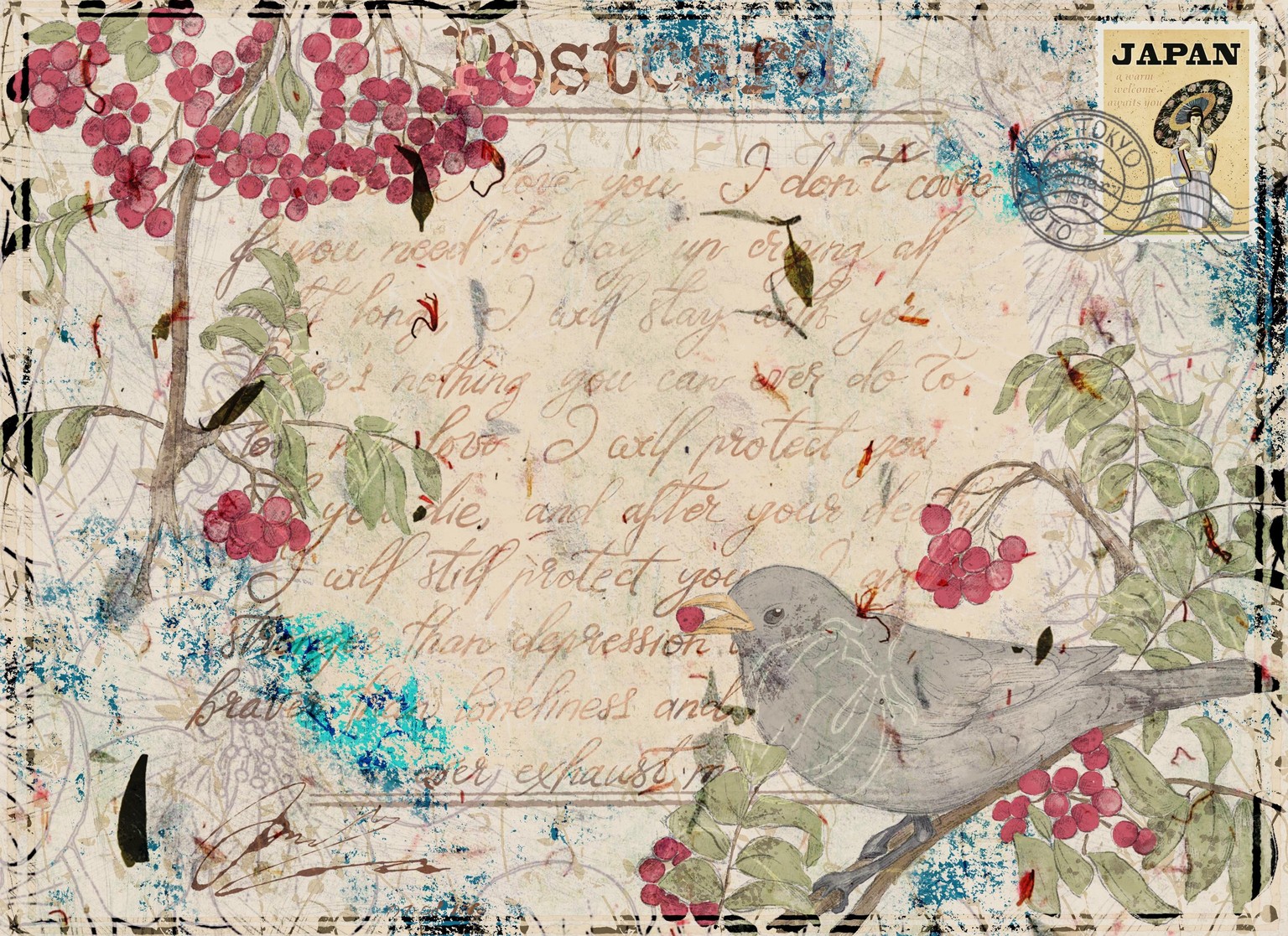 Vintage Postcard - image 2 - student project