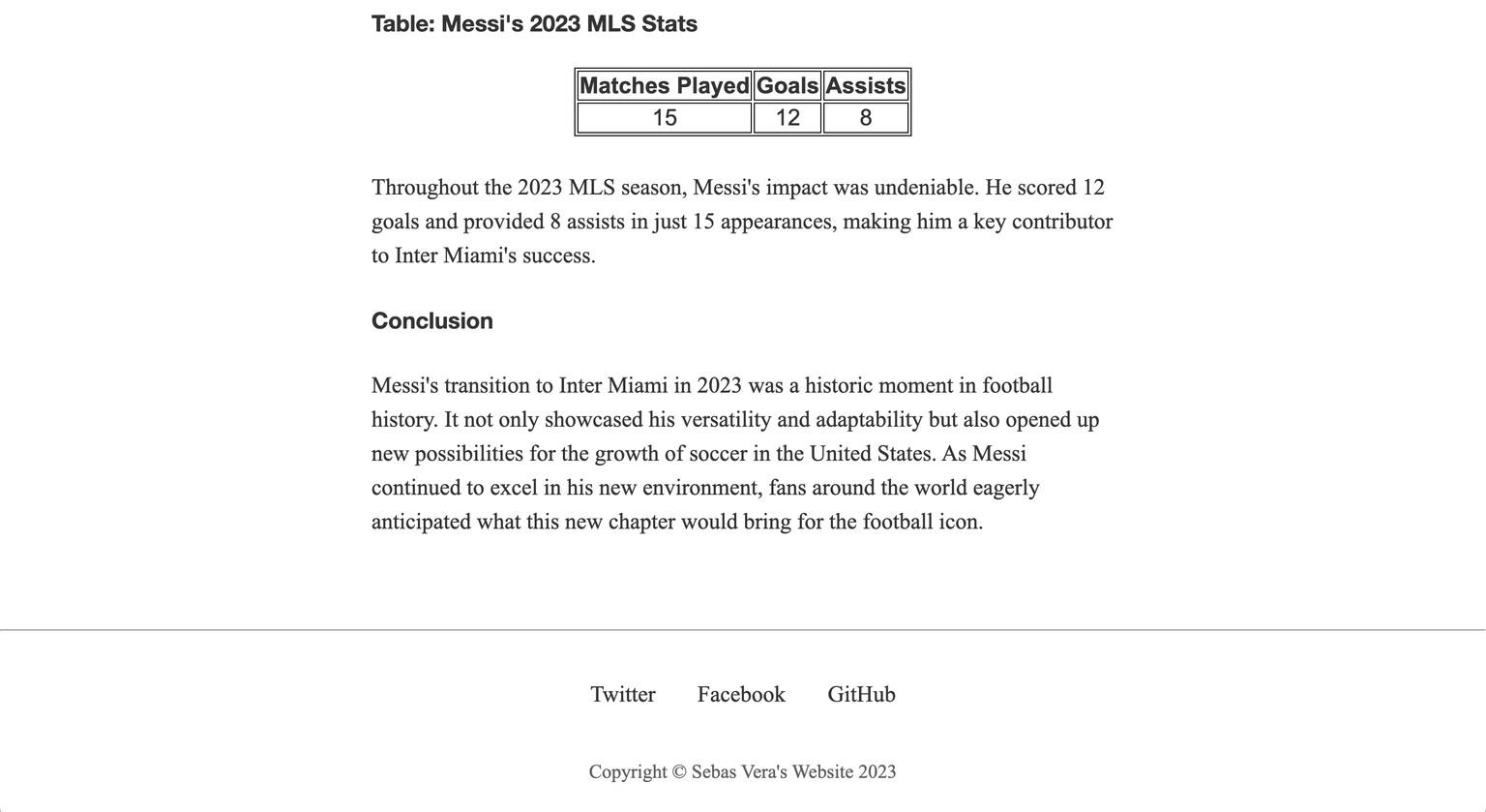 Leo Messi Wiki - image 10 - student project