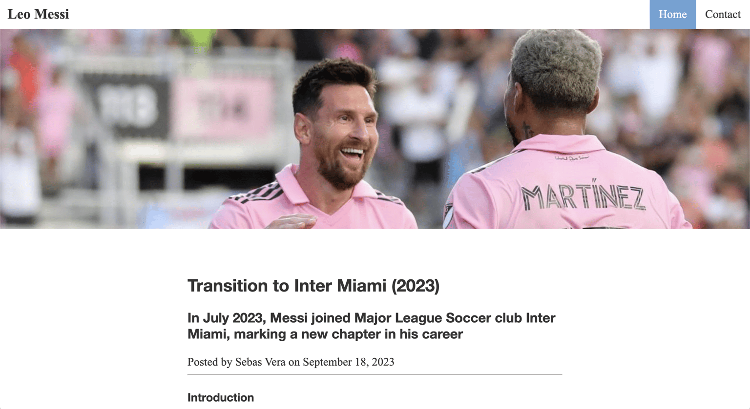 Leo Messi Wiki - image 8 - student project