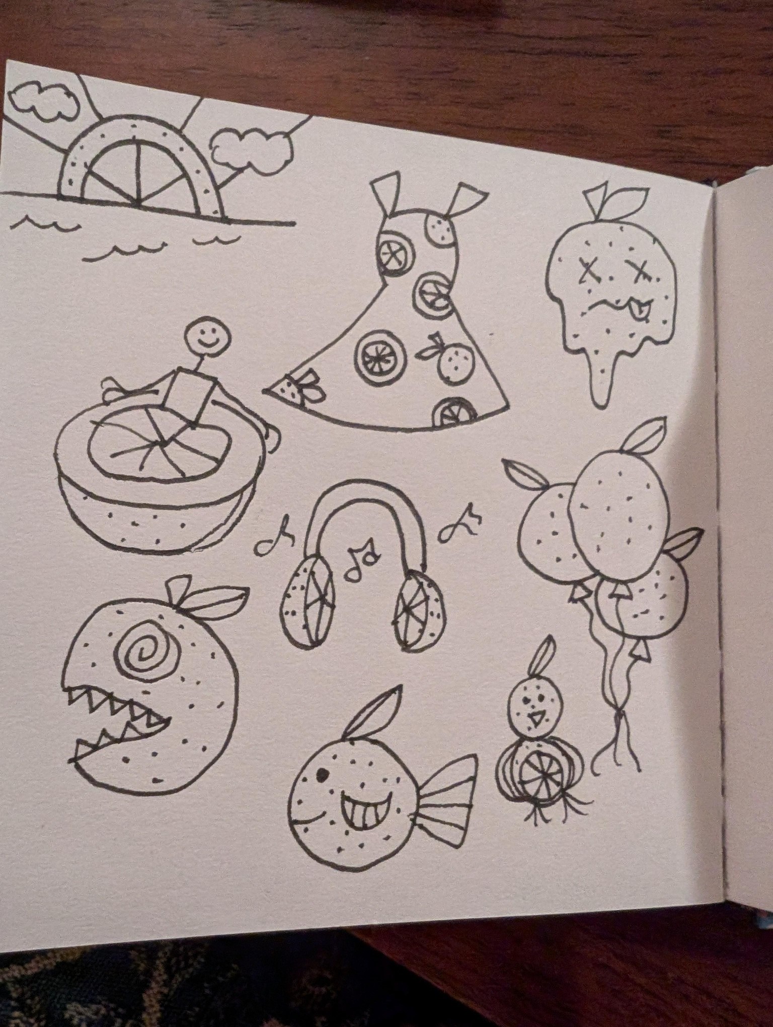 Orange Doodles - image 1 - student project