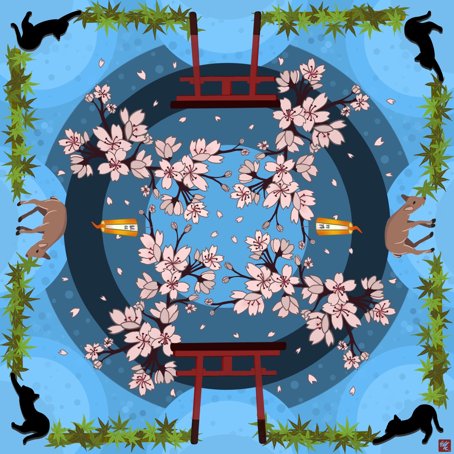 Japan Scarf - image 4 - student project