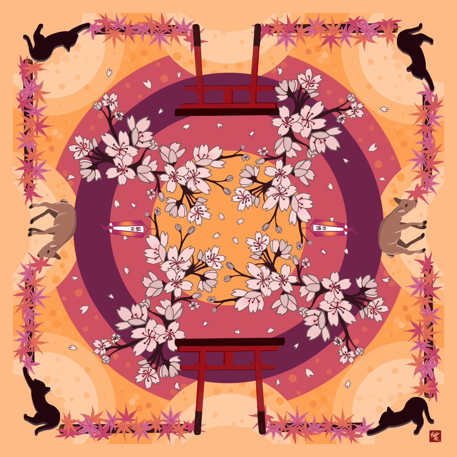 Japan Scarf - image 6 - student project