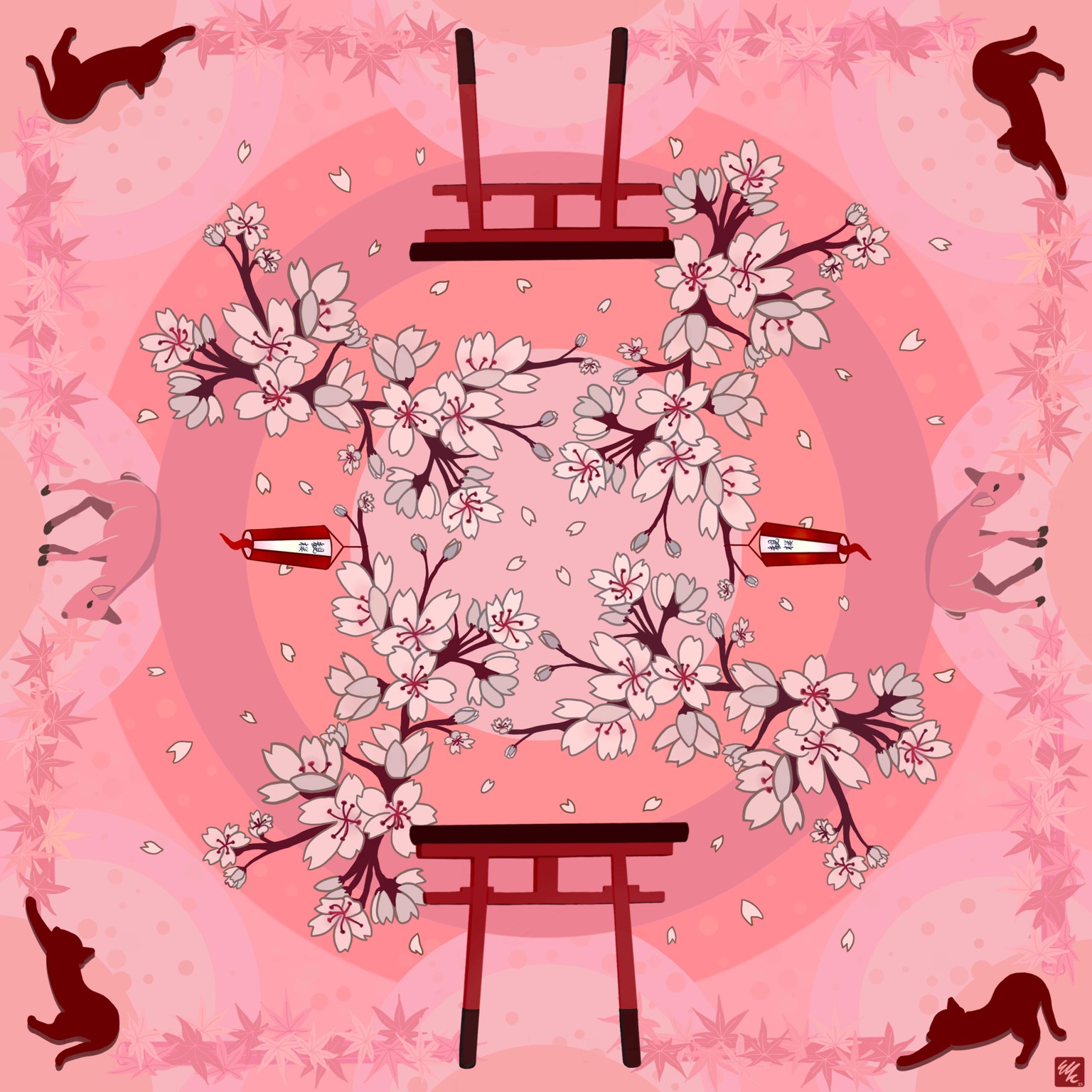 Japan Scarf - image 5 - student project