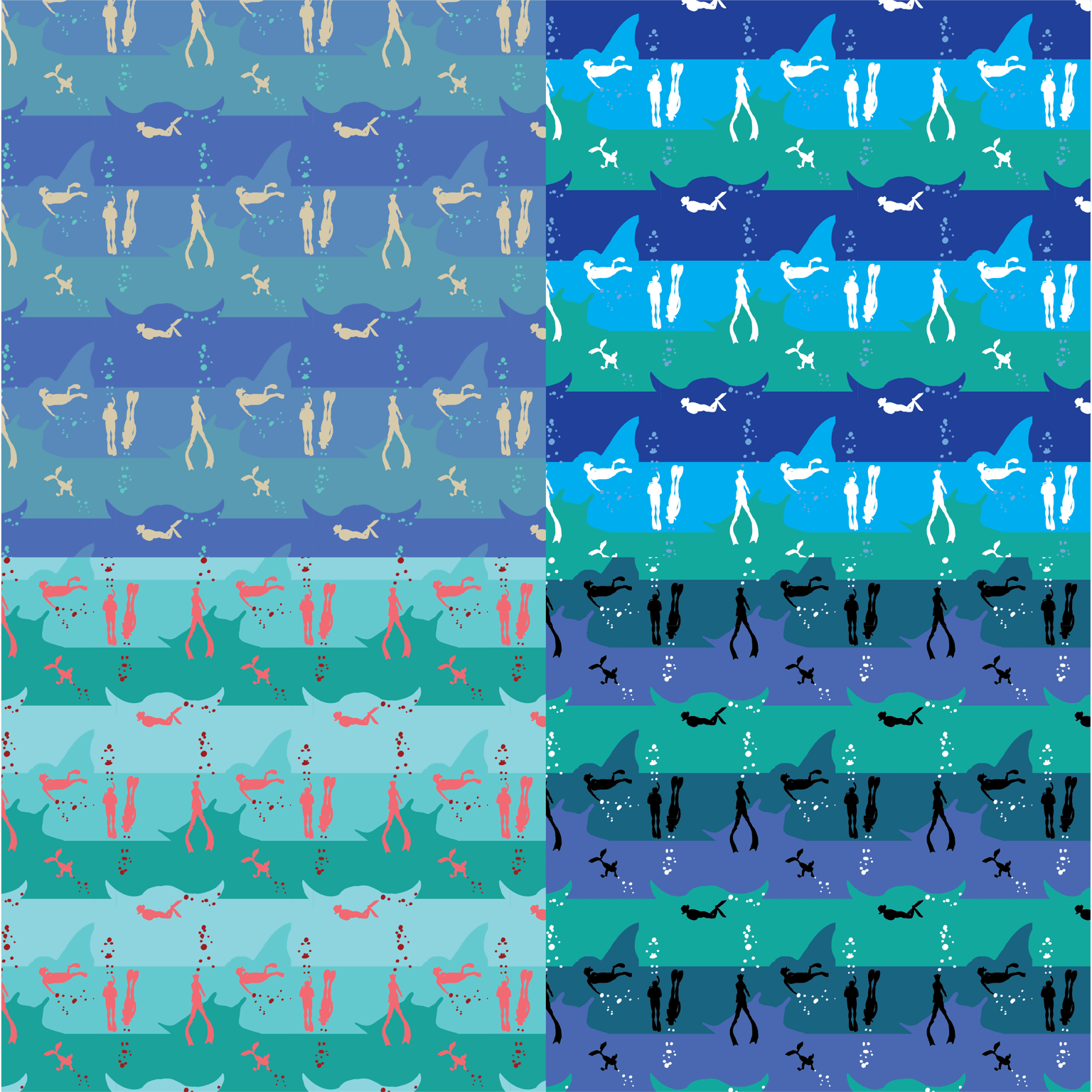 Mantas and Divers - image 8 - student project