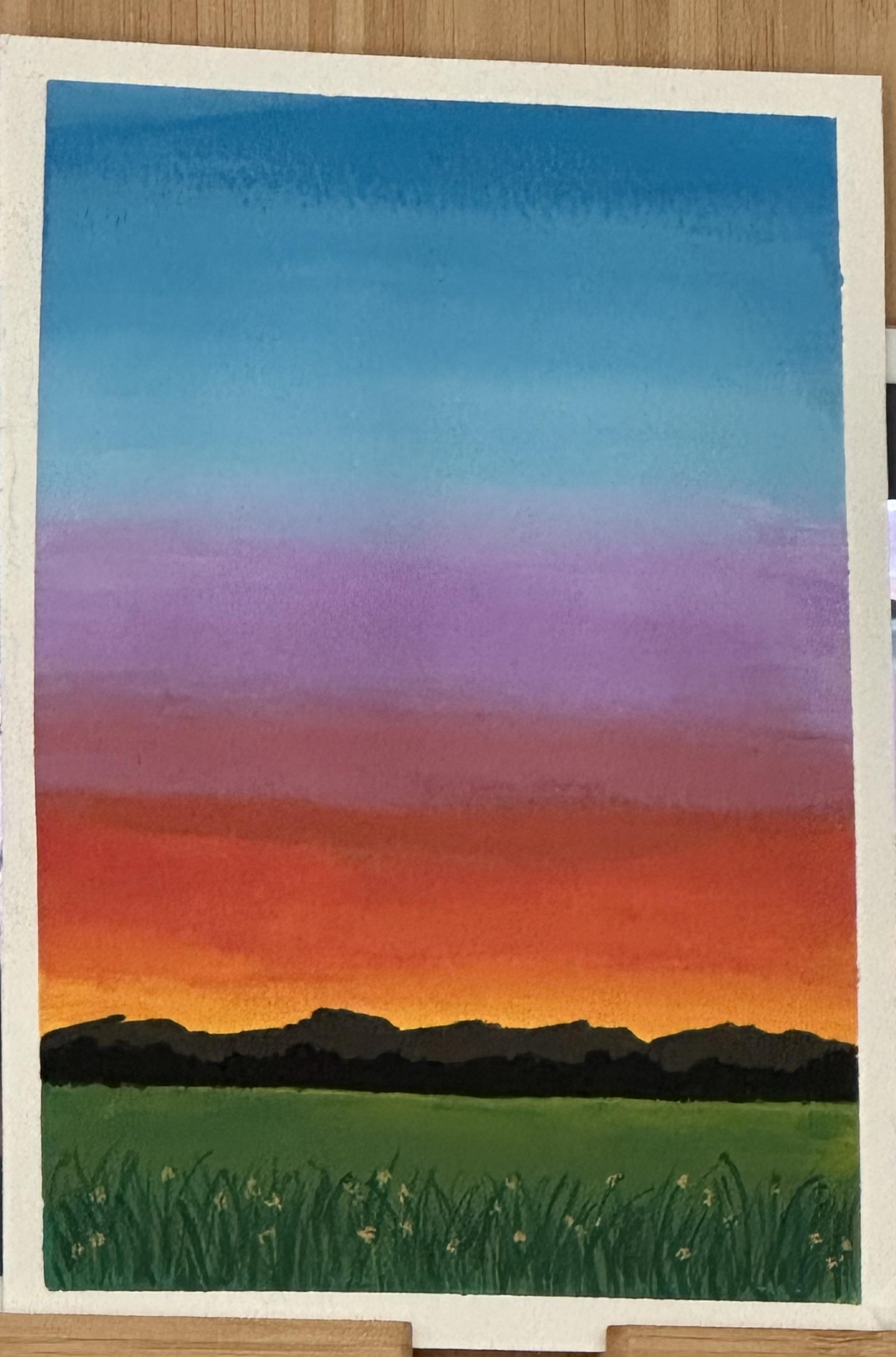 Vibrant sunset - image 1 - student project